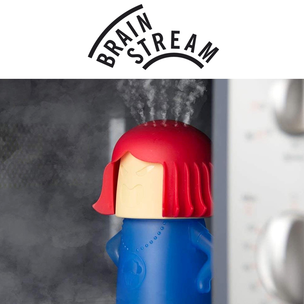 Brainstream - Angry Mama Microwave Cleaner - Blue/Red