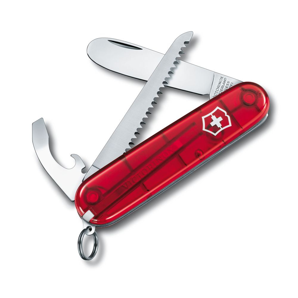 Victorinox Swiss Classic 7 Chinese Cleaver, Red TPE Handle