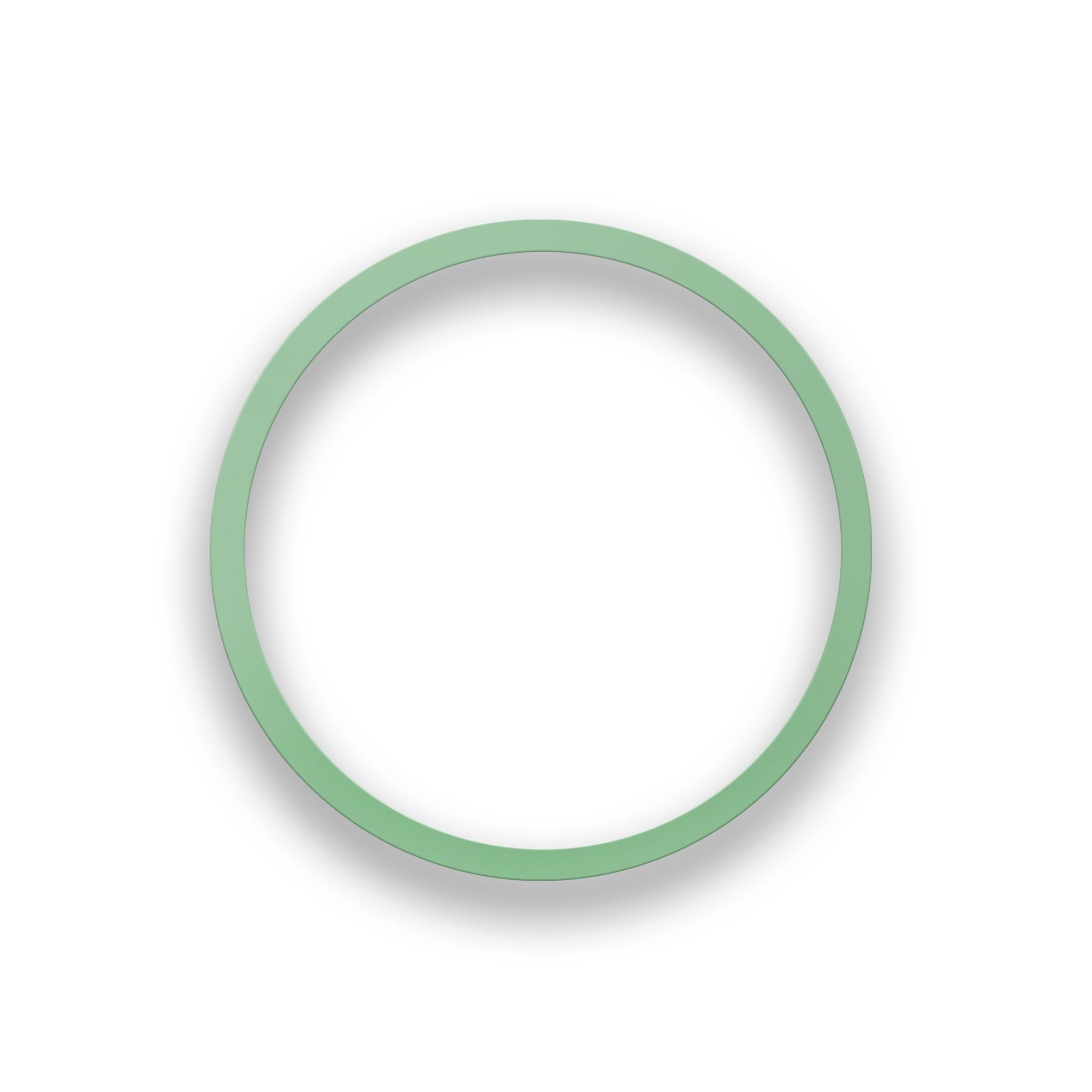 Round green rubber sealing ring