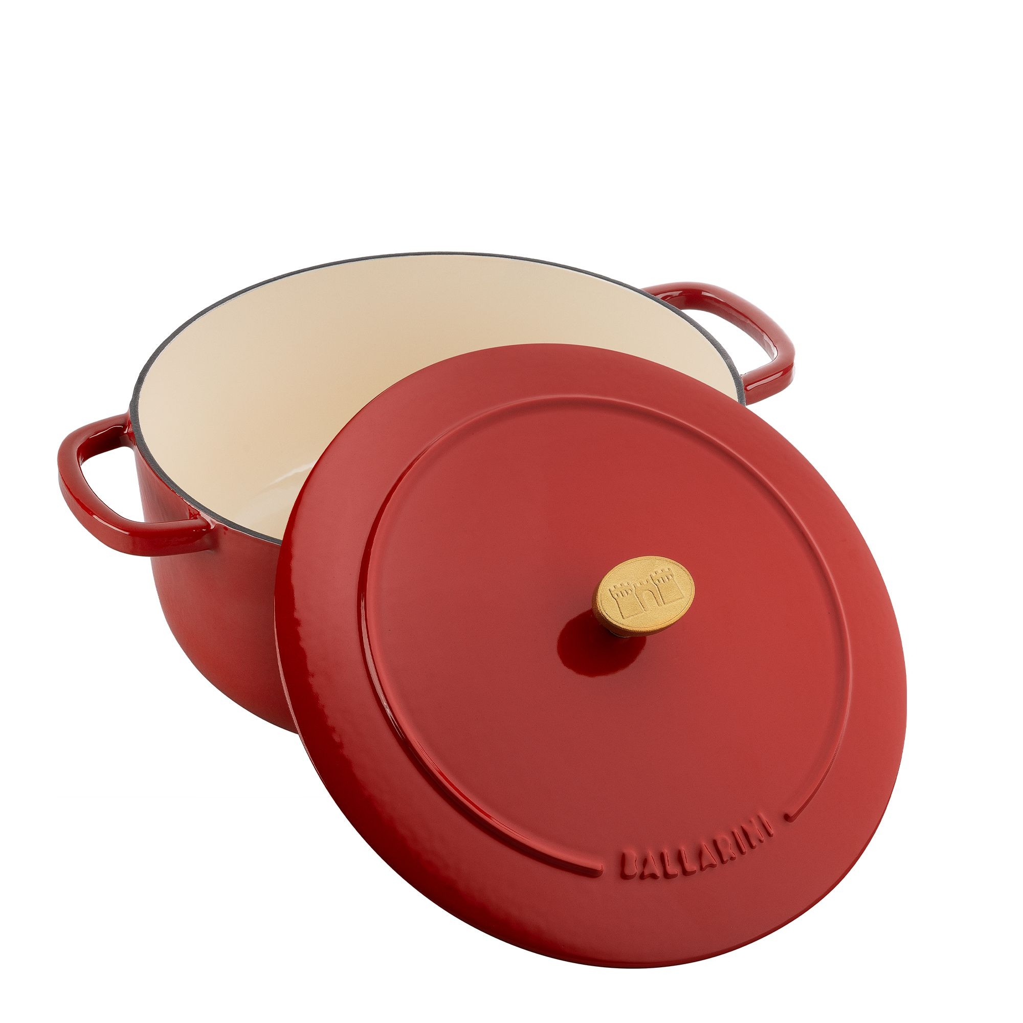 BALLARINI - Cocotte | Bellamonte | round | 24 cm | Red