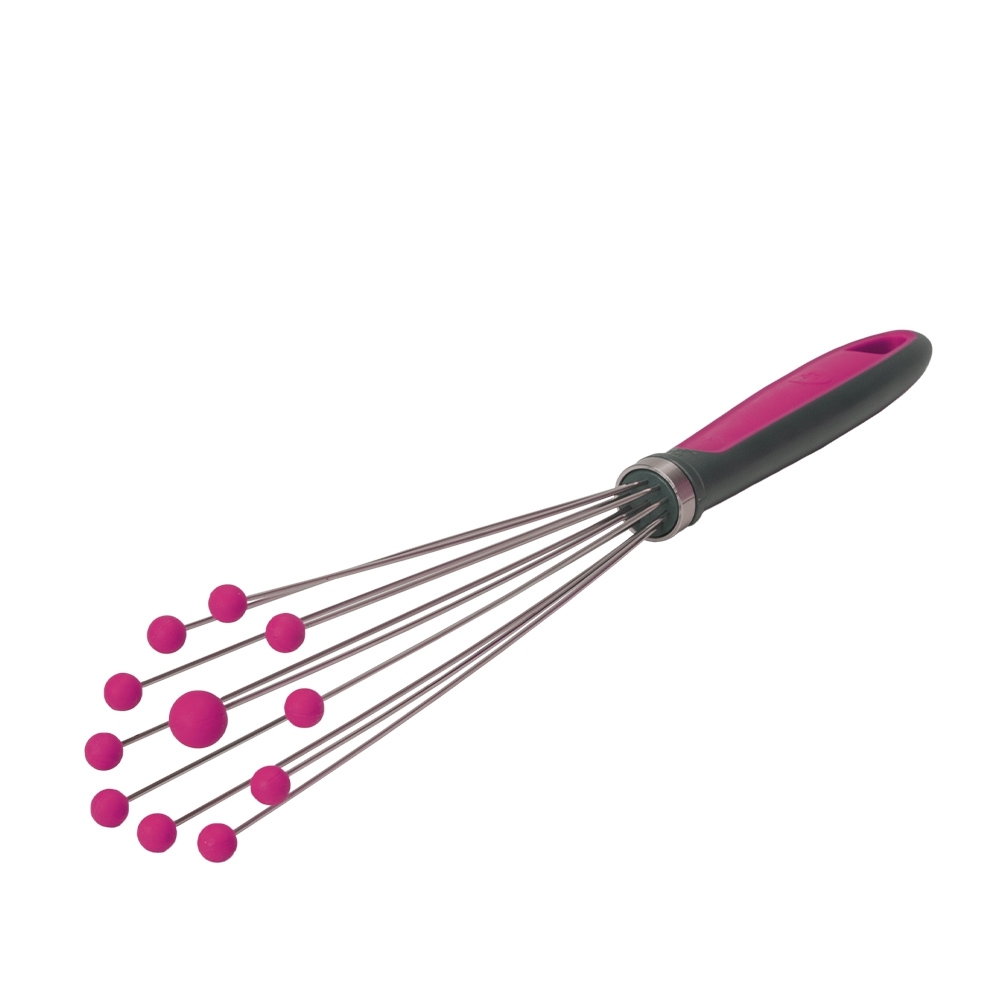 Kochblume - Kugel-Schneebesen - 33,5 cm, pink