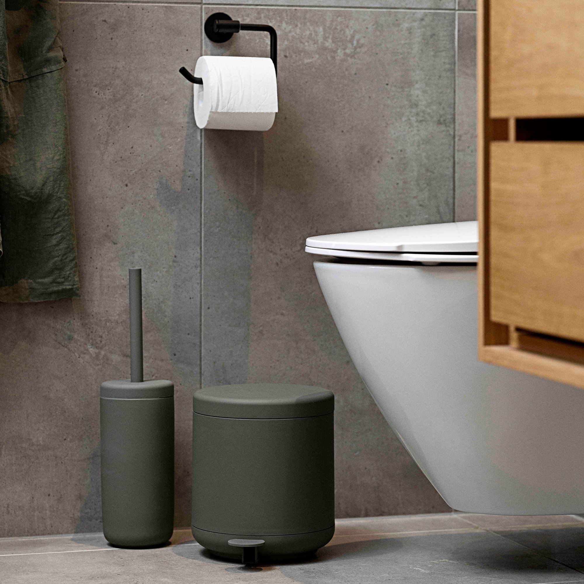 Zone - Ume Pedaleimer - 4 L - Olive Green