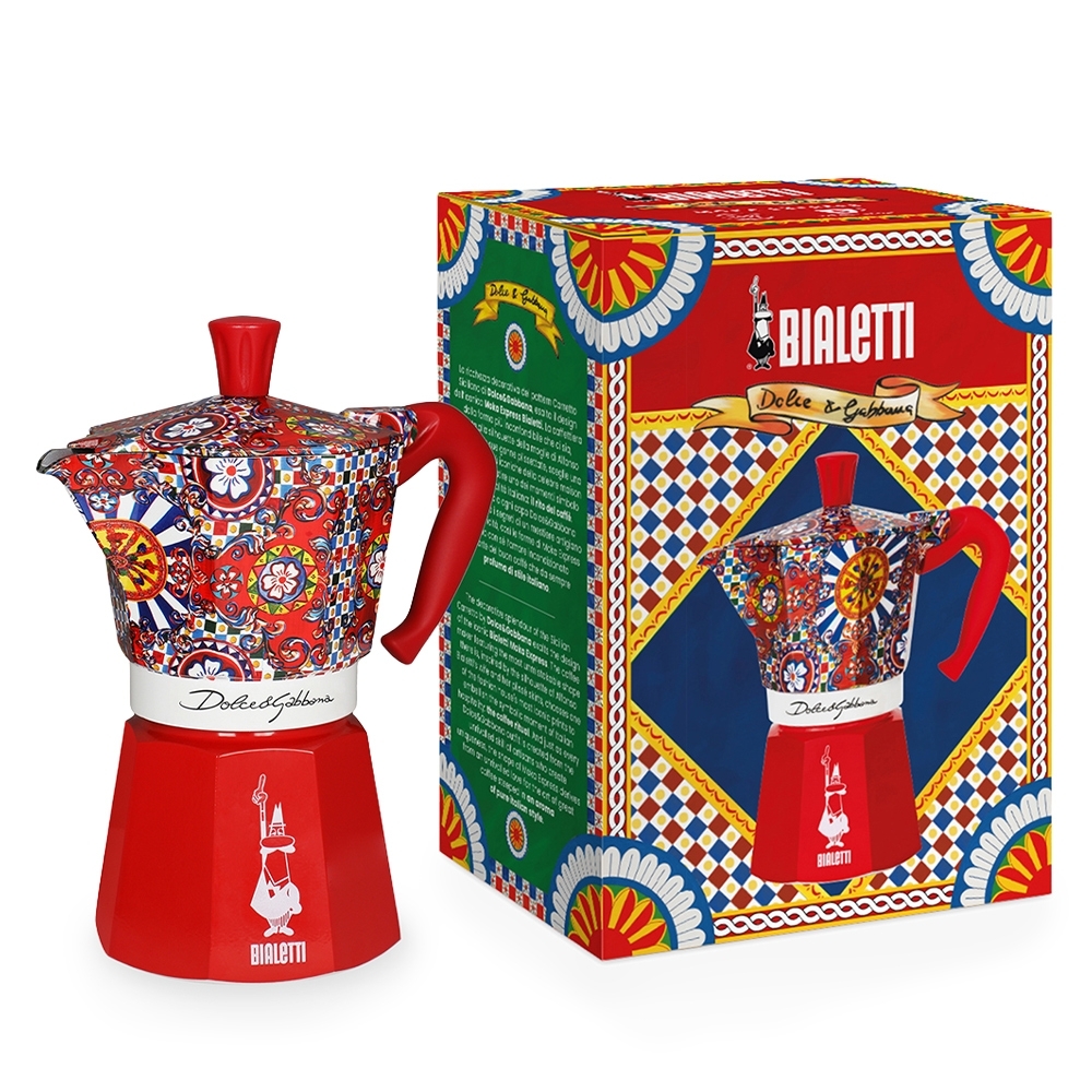 Bialetti - Espressokocher Moka Express 6 Tassen - Dolce & Gabbana Carretto Siciliano