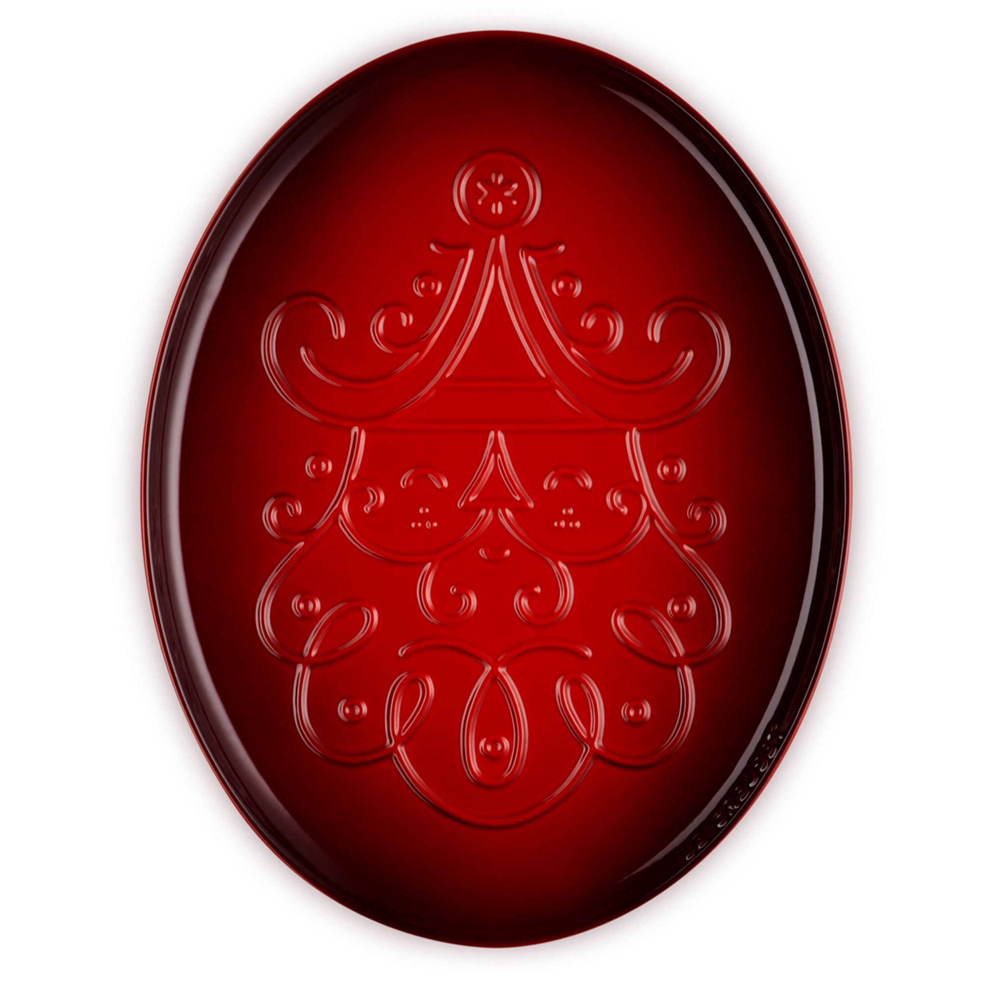 Le Creuset - Oval Santa Platter - 36 cm Le Creuset - Oval Santa Platter - 36 cm