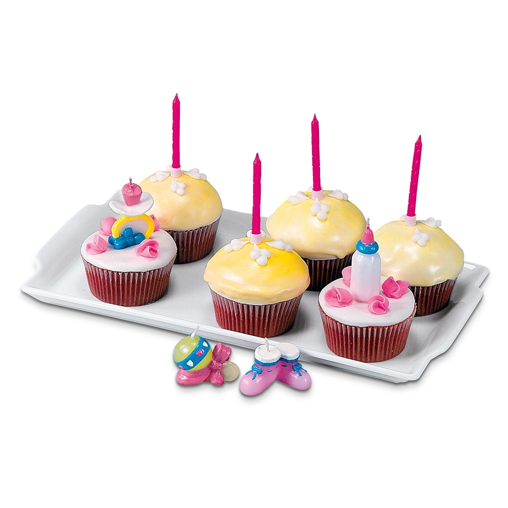 Städter - Kerze Baby Bunt - 2,5–5 cm - 4-teiliges Set Städter - Kerze Baby Bunt - 2,5–5 cm - 4-teiliges Set