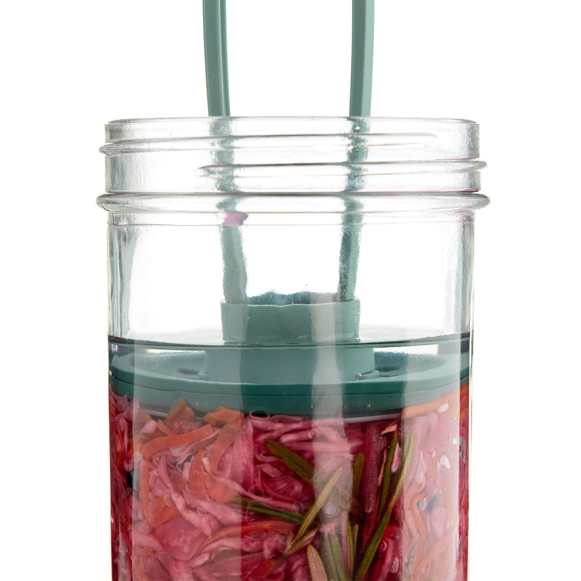 Lekue - "Kit Pickles" Fermentierset - 2 Gläser und Zange