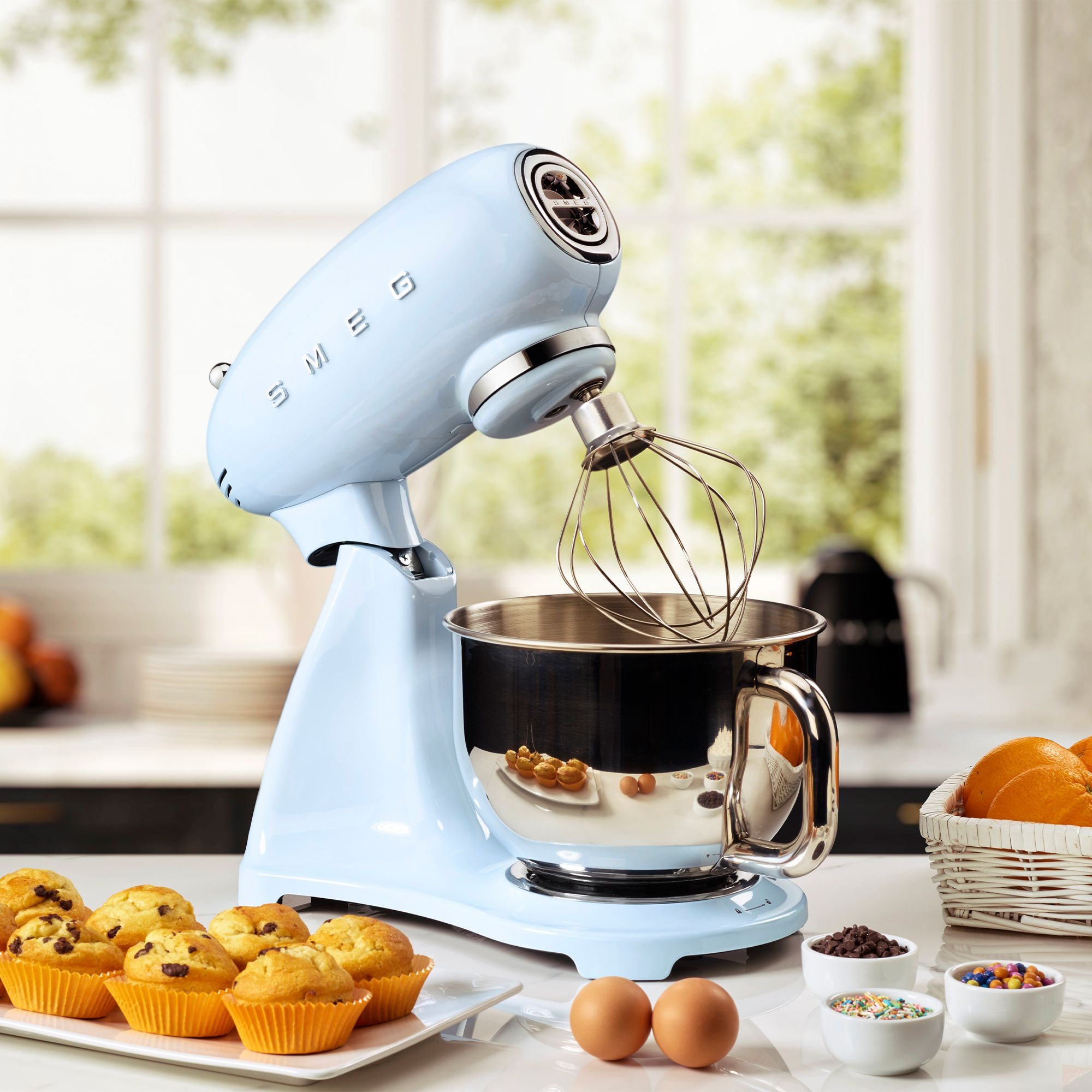 Smeg - Küchenmaschine SMF03 - Full-Color - Pastellblau Smeg - Küchenmaschine SMF03 - Full-Color - Pastellblau