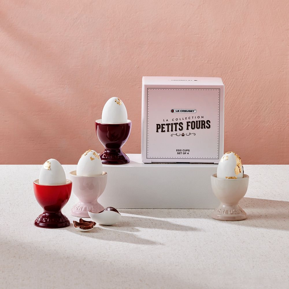 Le Creuset - 4er Set Eierbecher - Petits Fours Le Creuset - 4er Set Eierbecher - Petits Fours