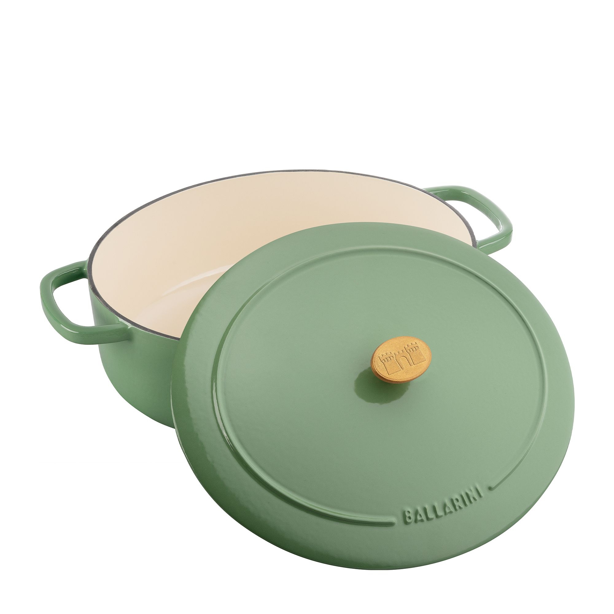 BALLARINI - Cocotte | Bellamonte | oval | 31 cm | green BALLARINI - Cocotte | Bellamonte | oval | 31 cm | green