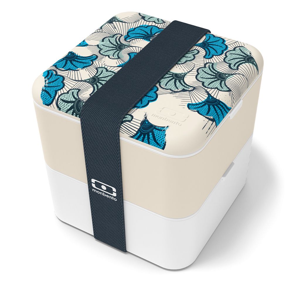 monbento - Square Bento Box Blue Wax