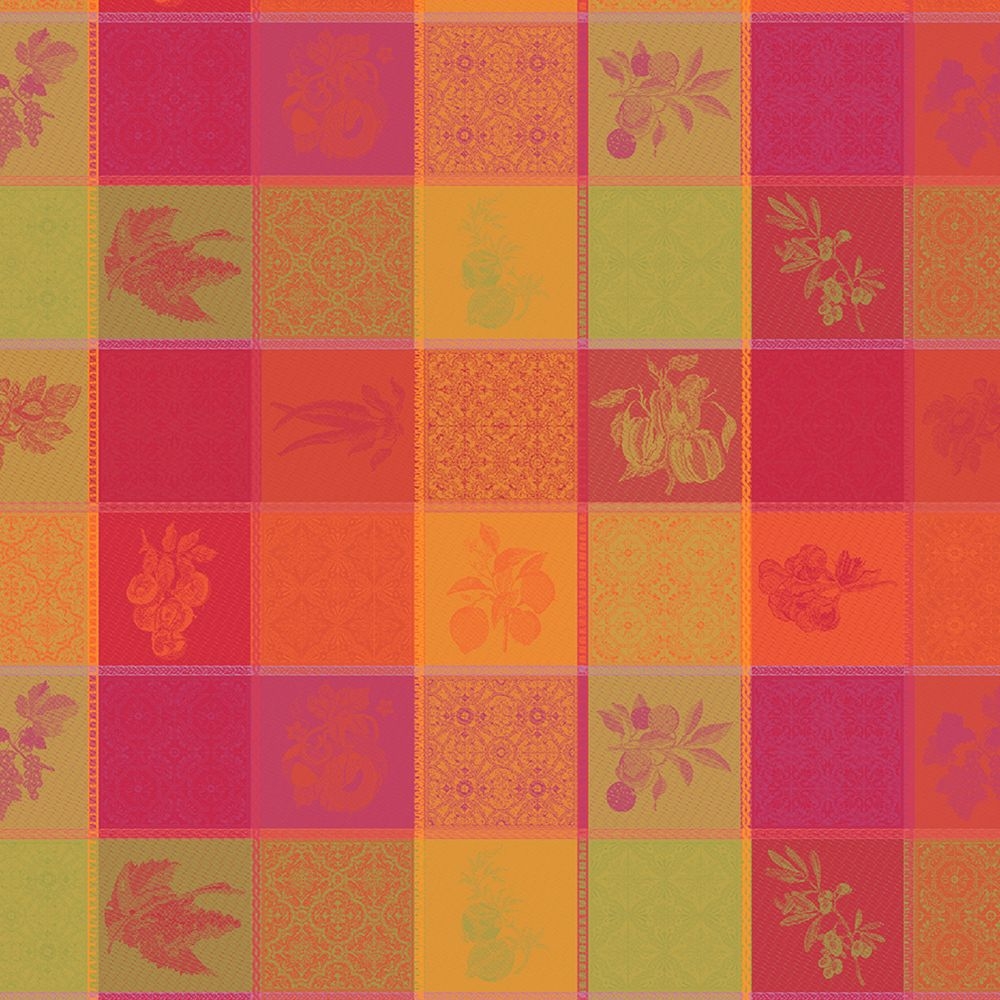 Garnier-Thiebaut Tablecloth - Mille Tutti Frutti Sangria - oB - different sizes