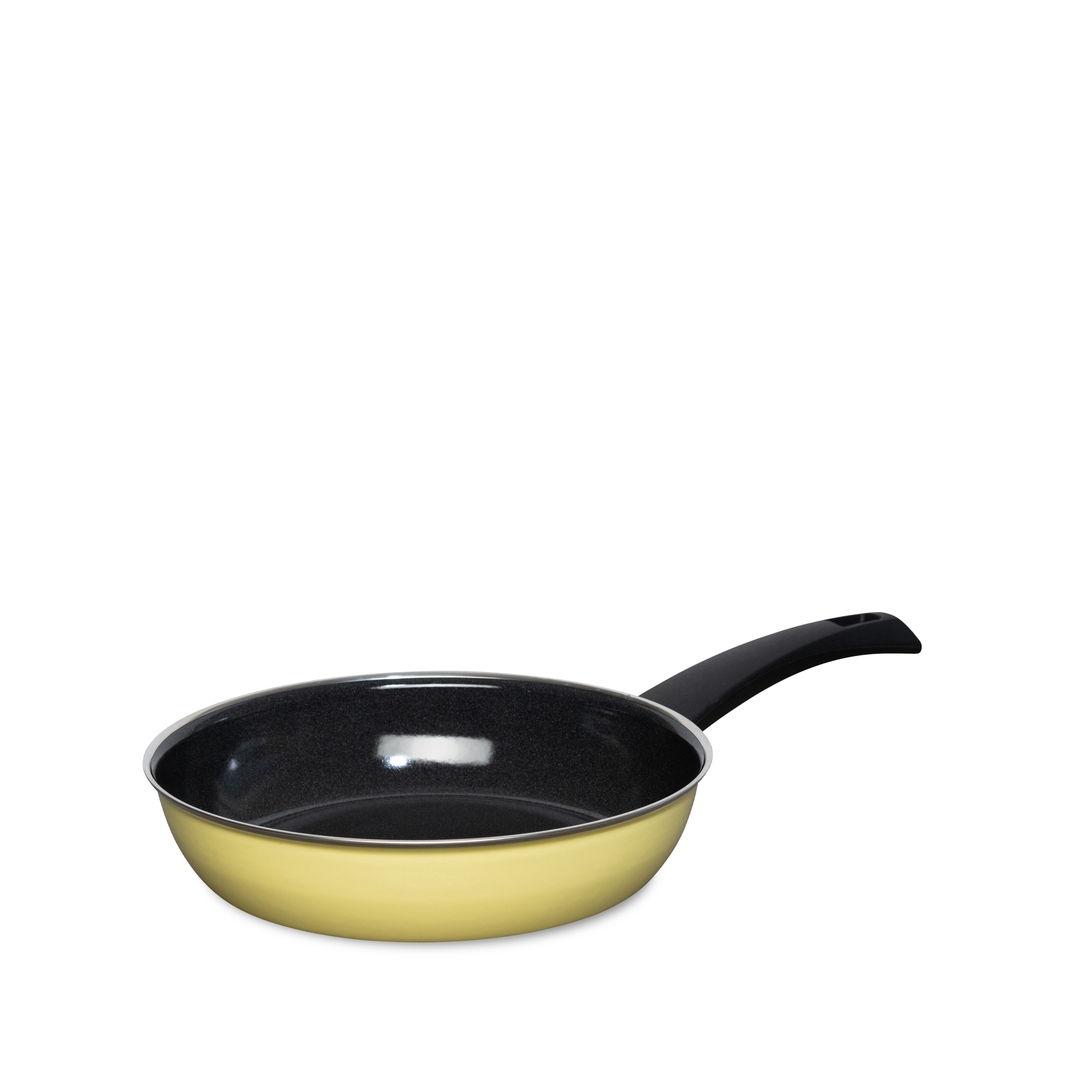 Riess - NOUVELLE PUR - Lemon - Enamel Frying Pan 24 cm