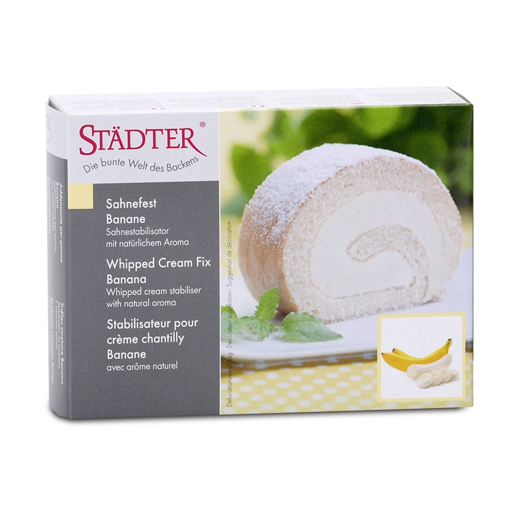 Städter - Whipped cream stabiliser Banana 125 g Städter - Whipped cream stabiliser Banana 125 g