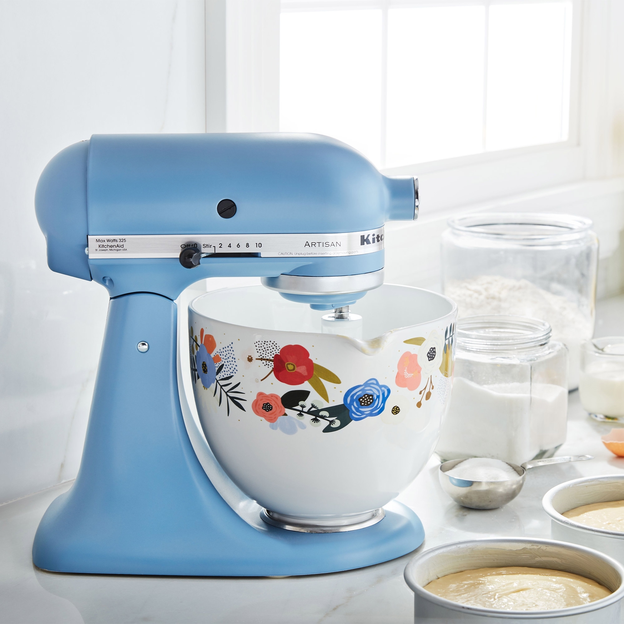 KitchenAid - Ceramic Bowl 4,7 L - Scandi Floral