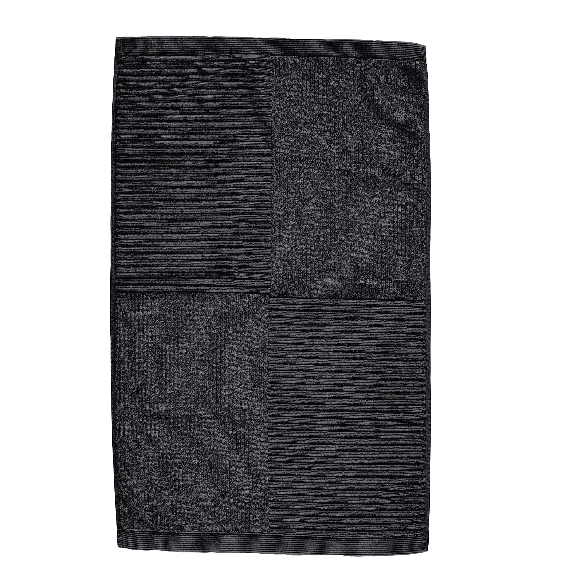 Zone - Classic Bath Mat - 50 x 80 cm -  Black