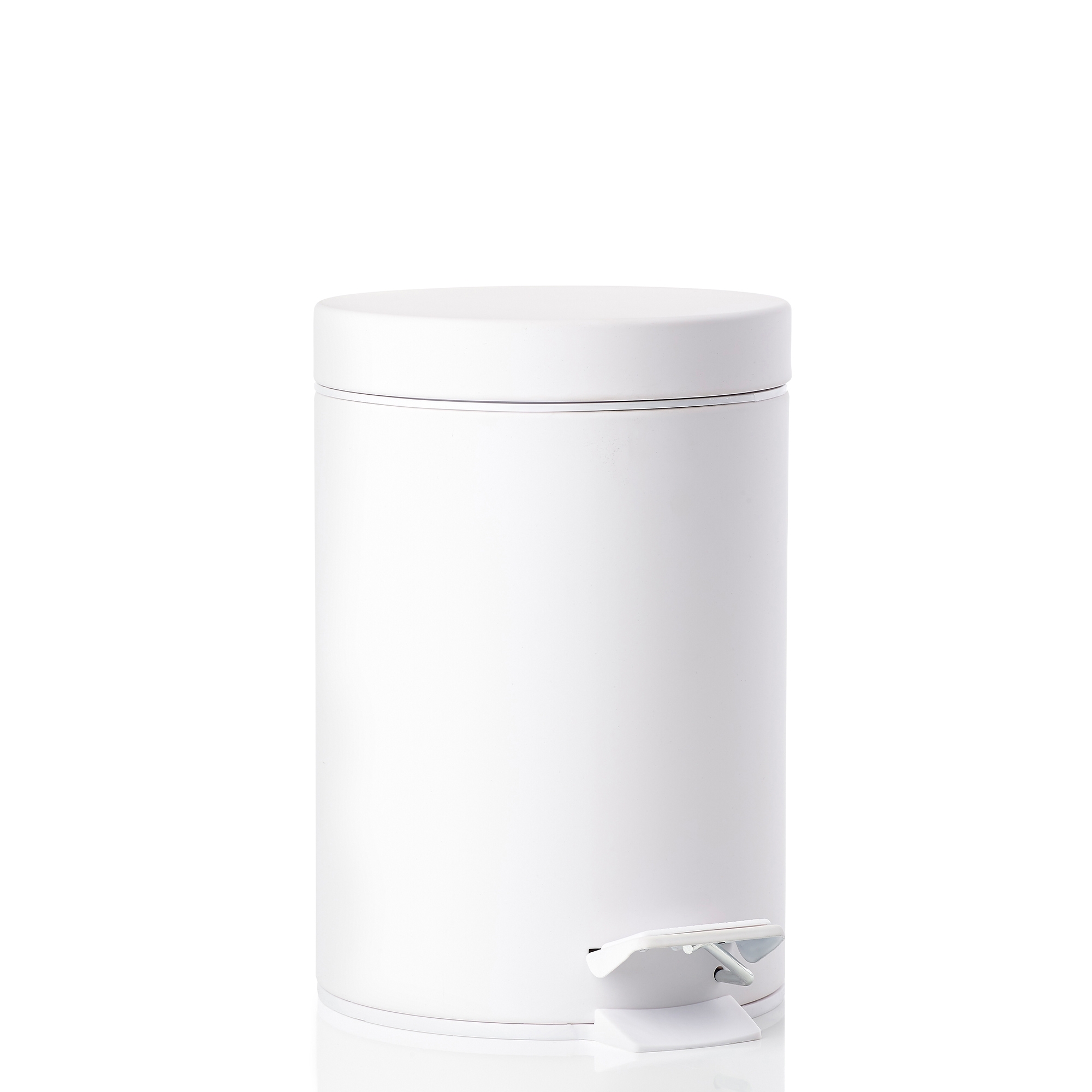 Zone - Solo Pedaleimer 3 L - White