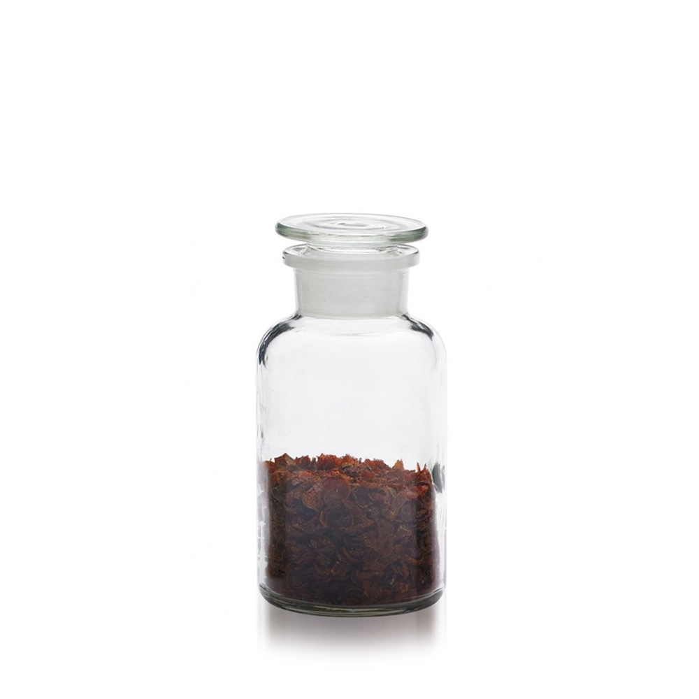 Trendglas Jena - Apothekerflasche rund 500 ml, weiß