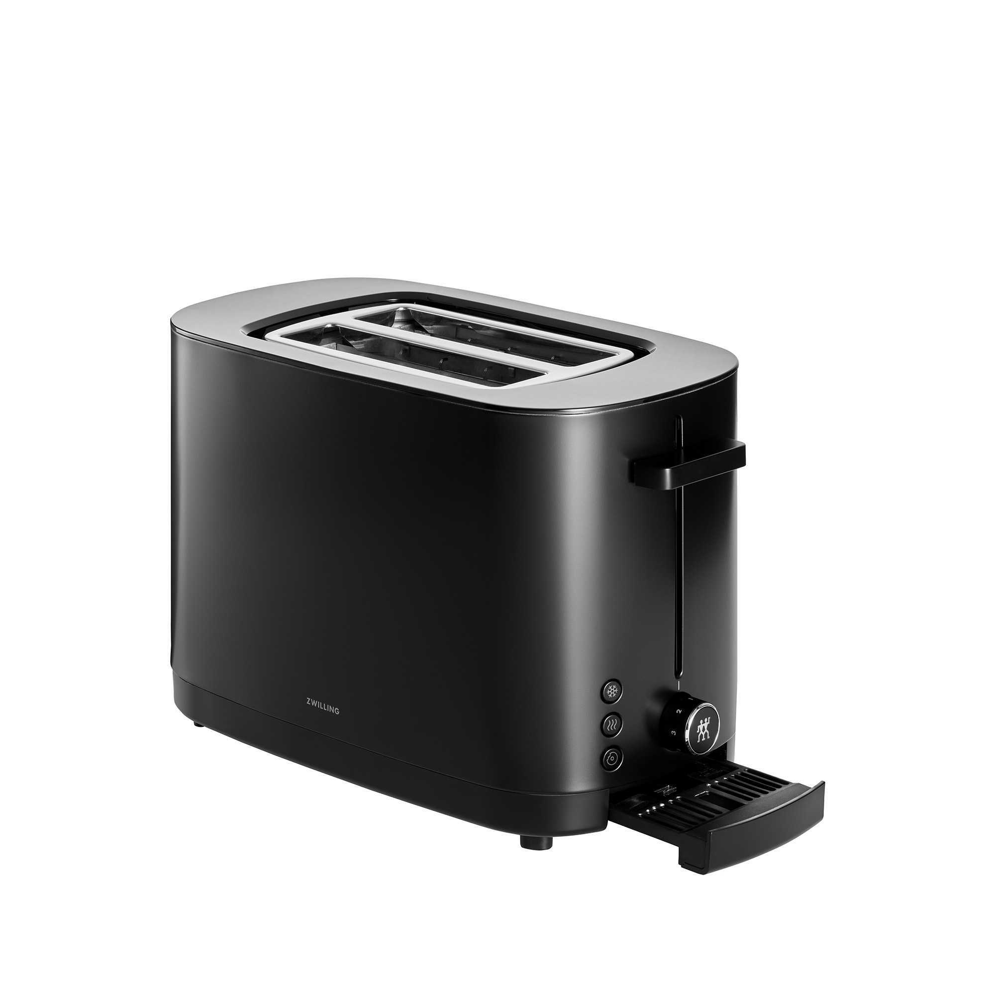 ZWILLING - Toaster with bread roll attachment | ENFINIGY | 2 slots short | black ZWILLING - Toaster with bread roll attachment | ENFINIGY | 2 slots short | black