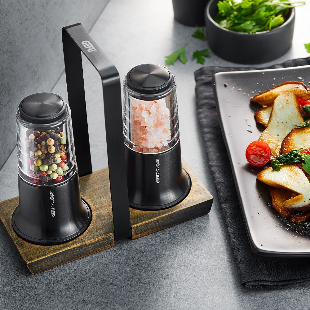 Gefu - Salt and pepper mill set X-PLOSION®, black Gefu - Salt and pepper mill set X-PLOSION®, black