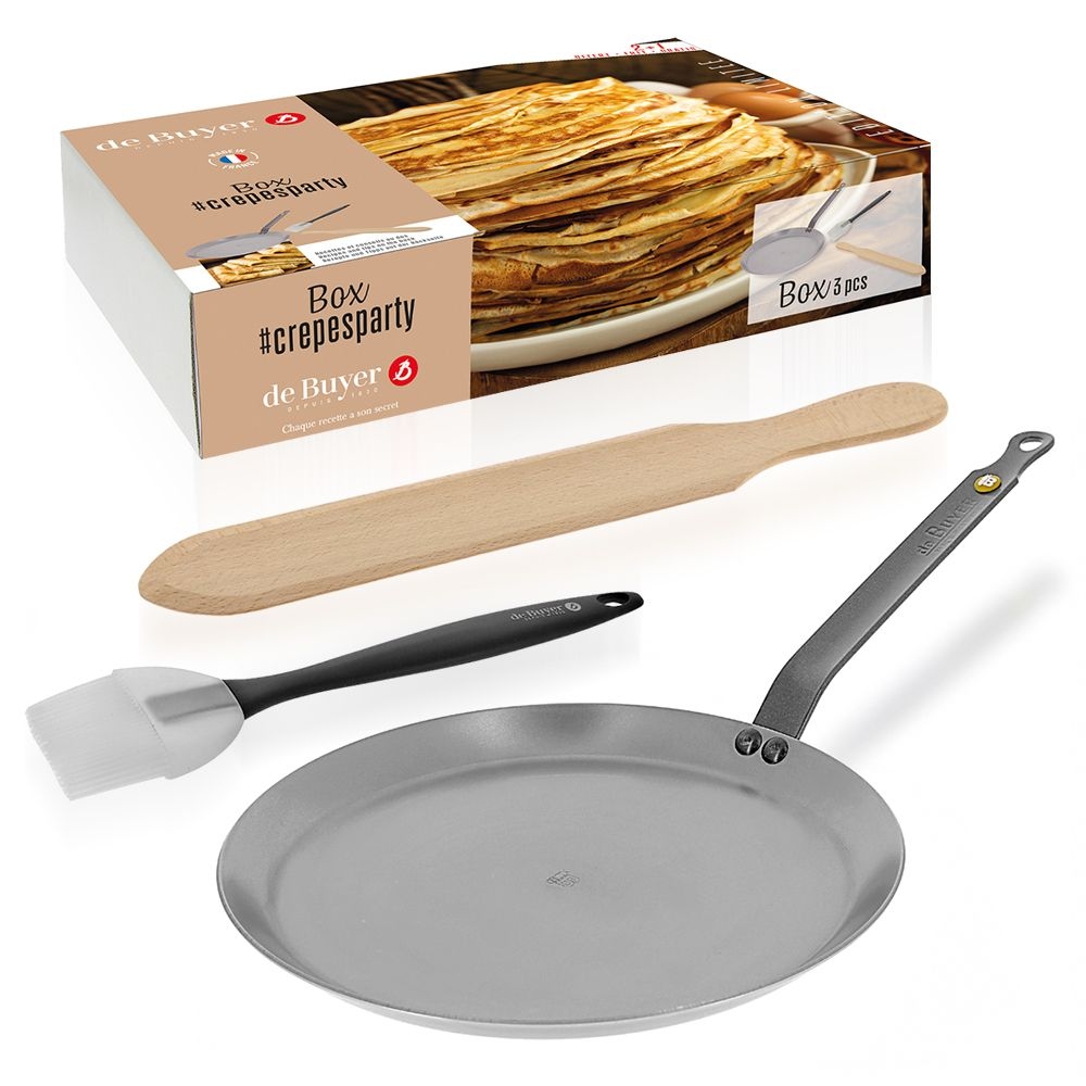 de Buyer - Mineral B Element - 3er-Set Crepesparty de Buyer - Mineral B Element - 3er-Set Crepesparty