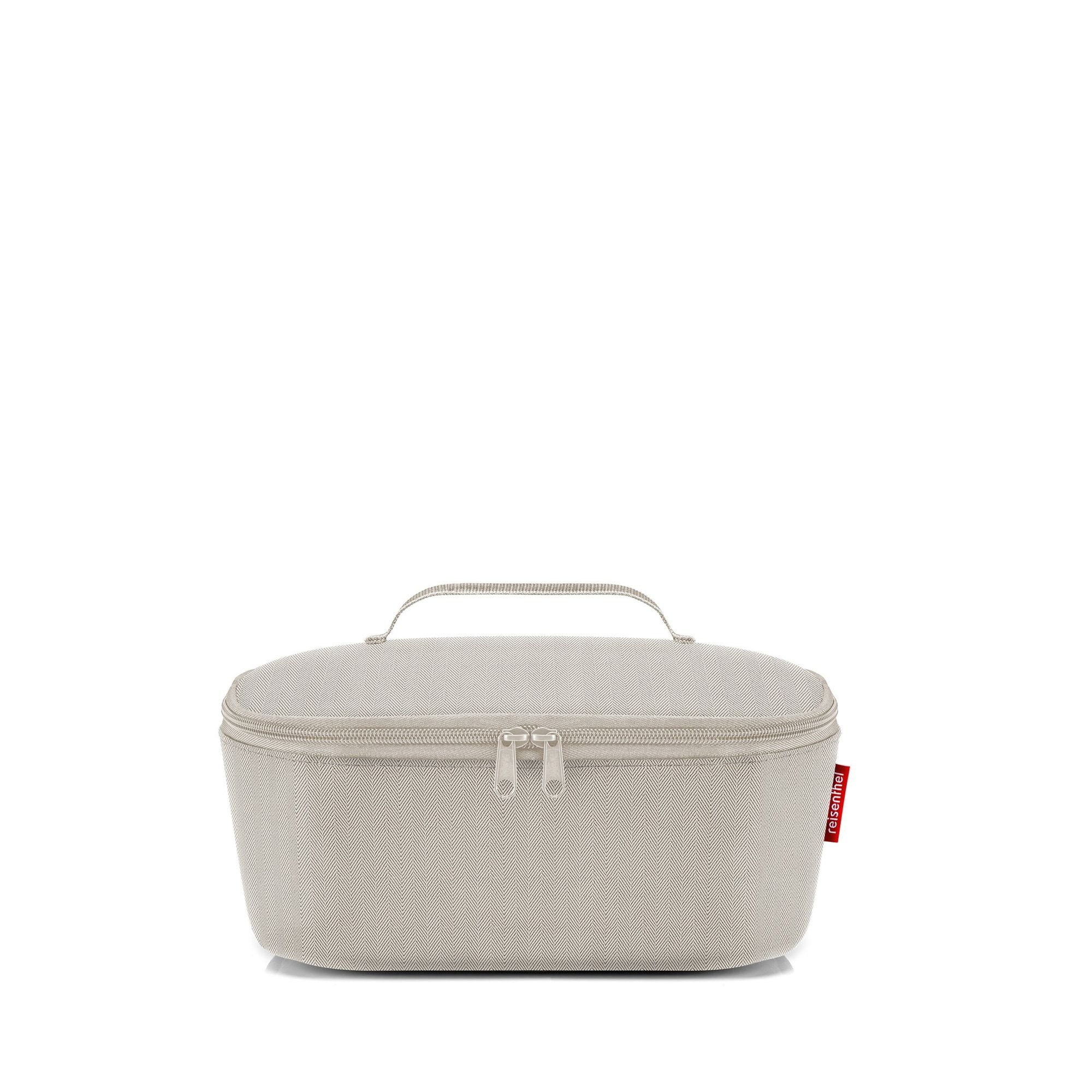 reisenthel - coolerbag M pocket - herringbone sand reisenthel - coolerbag M pocket - herringbone sand