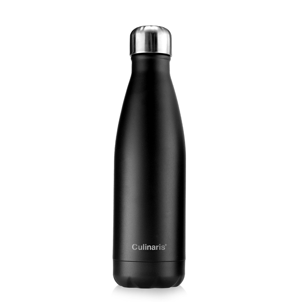 Culinaris - Insulated Bottle 500 ml - Black