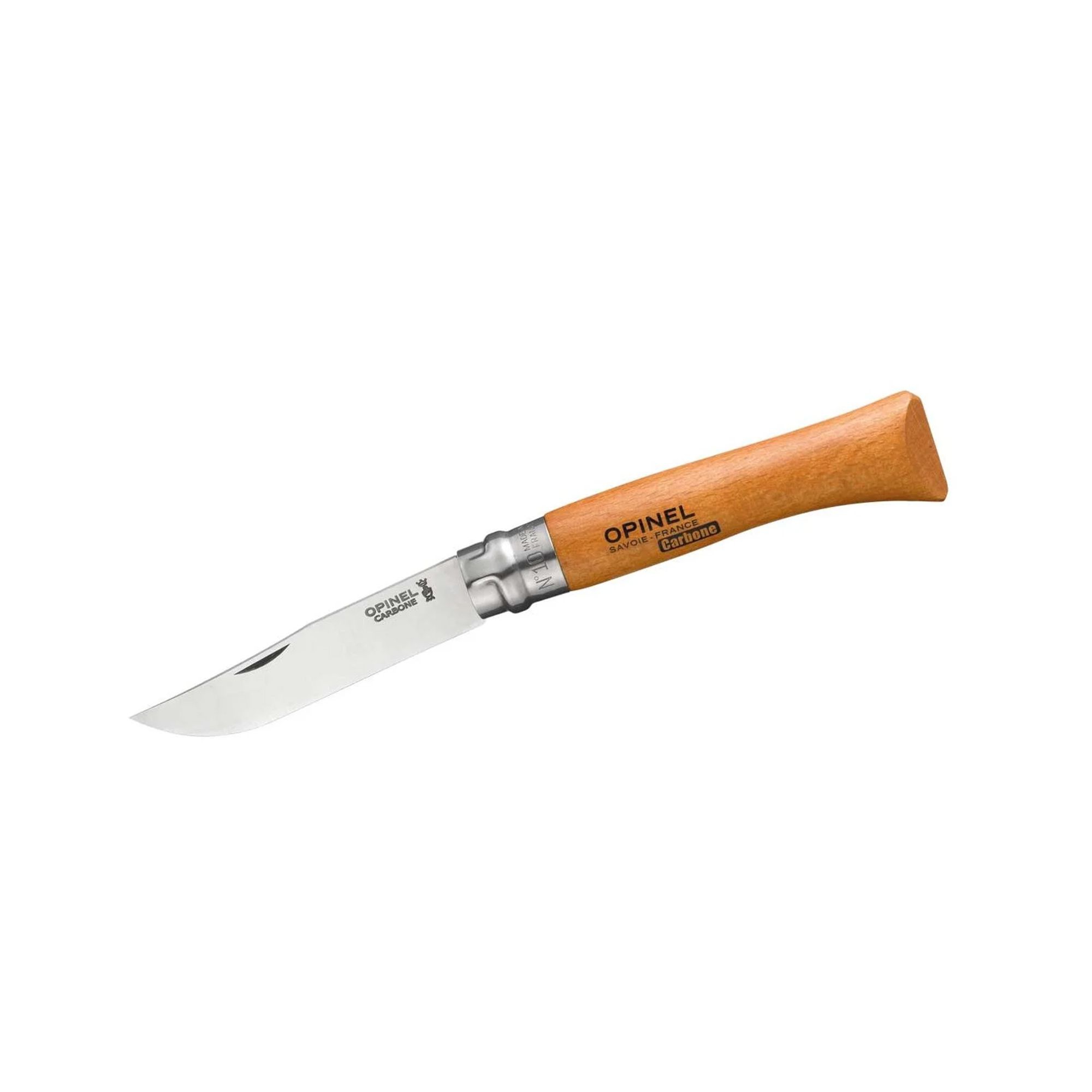 Opinel -  pocket knife No.10, beech  carbon