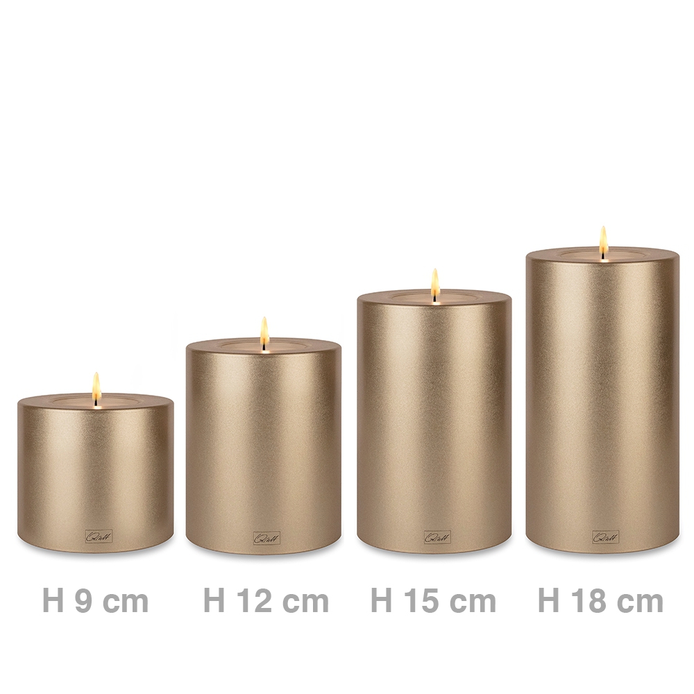 Qult Farluce Trend - Tealight Candle Holder - cremegold