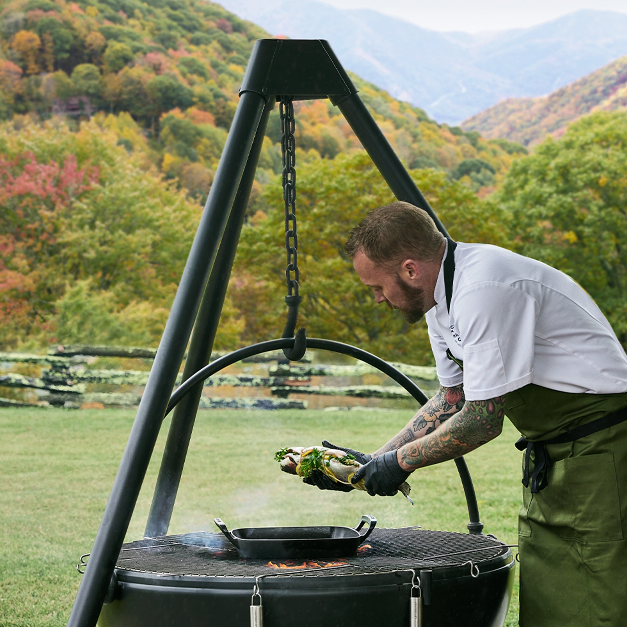 Le Creuset - Grill pan square 26 cm - black matt - BBQ Outdoor Le Creuset - Grill pan square 26 cm - black matt - BBQ Outdoor