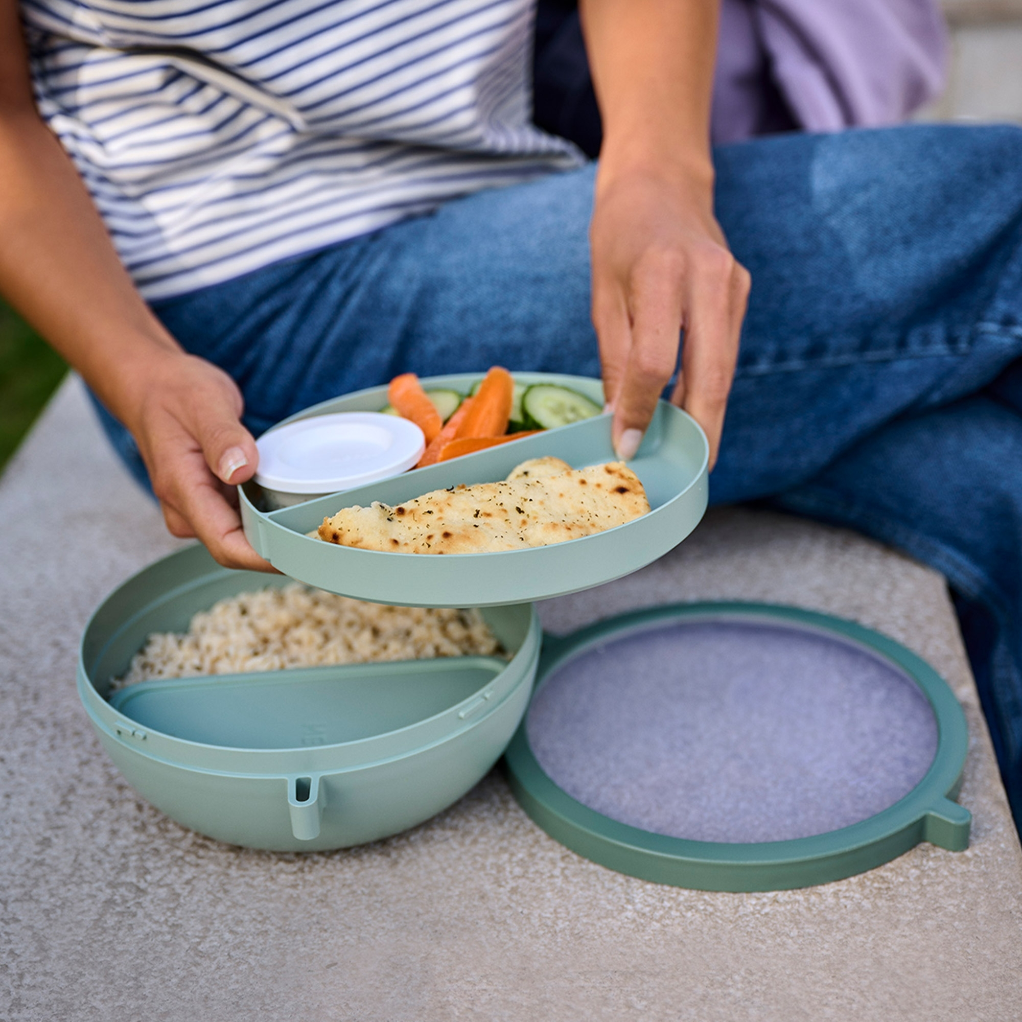 Mepal - Vita - Bento-lunchbowl - nordic sage