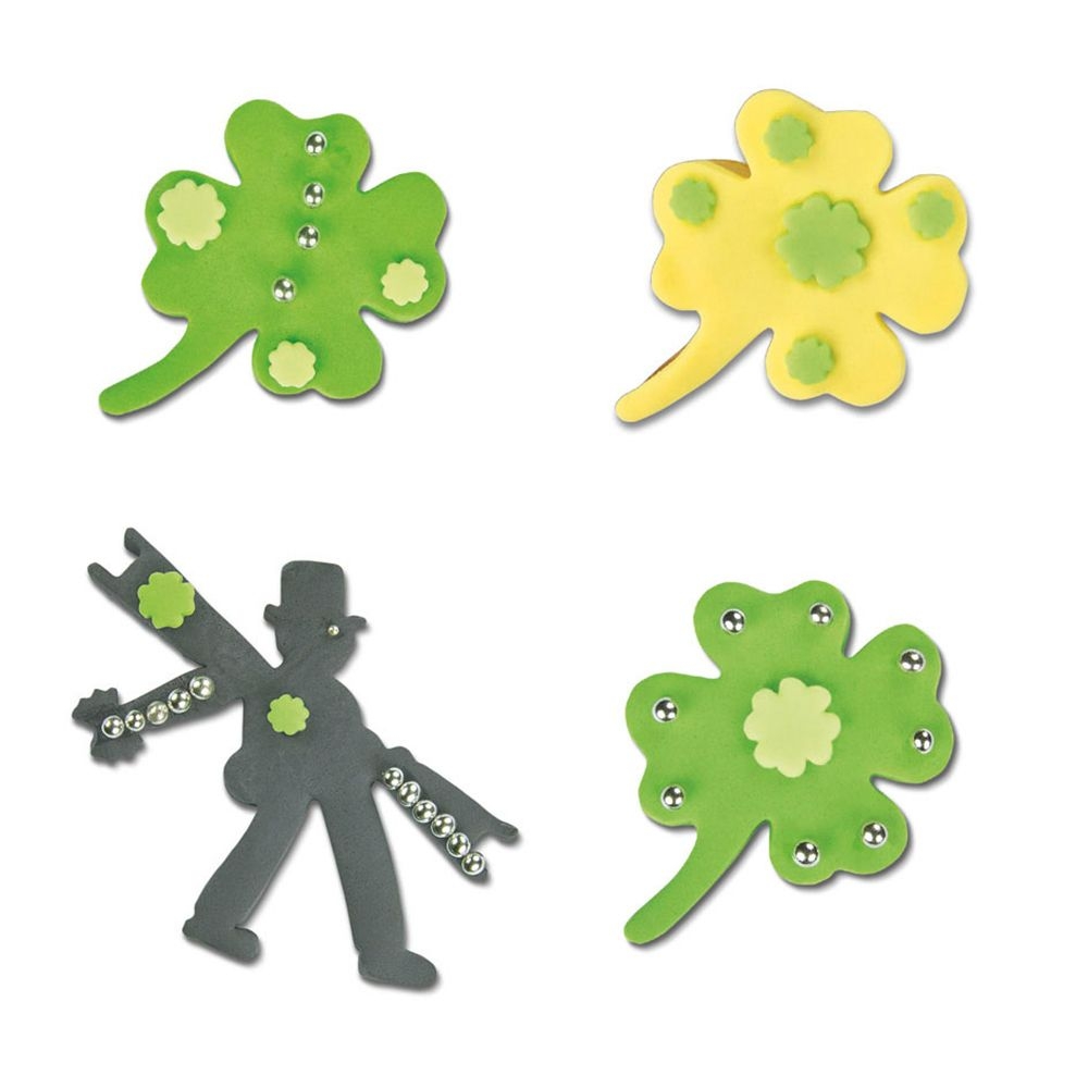 Städter - Ausstecher mit Auswerfer Kleeblätter - 7 / 10 / 15 mm - Set, 3-teilig Städter - Ausstecher mit Auswerfer Kleeblätter - 7 / 10 / 15 mm - Set, 3-teilig