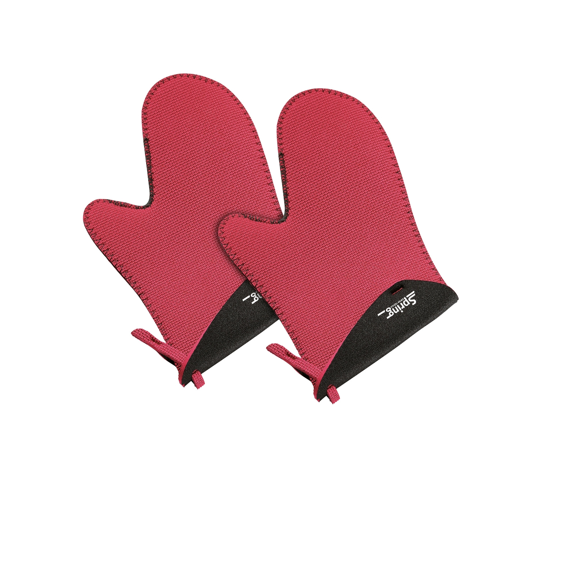 Spring - Grips Stove mitt short - black/red