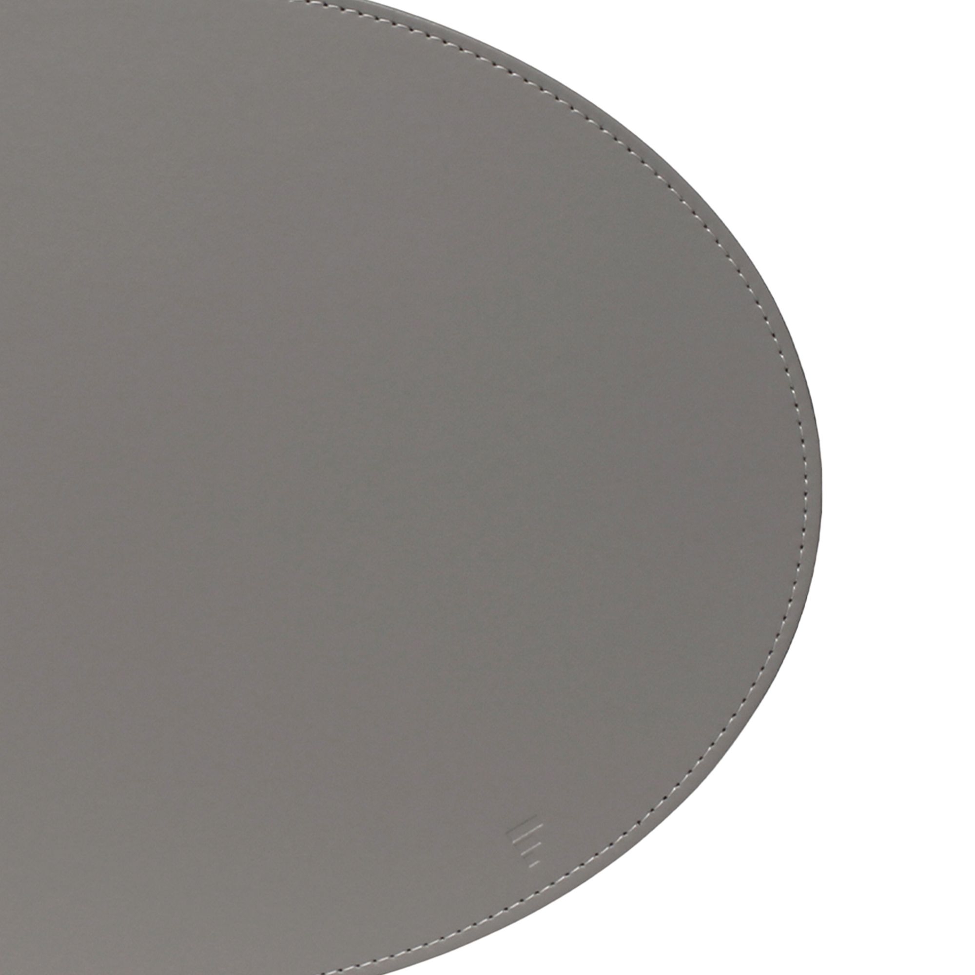 Freeform - Oval placemat - Gray/White - 45 x 34 cm