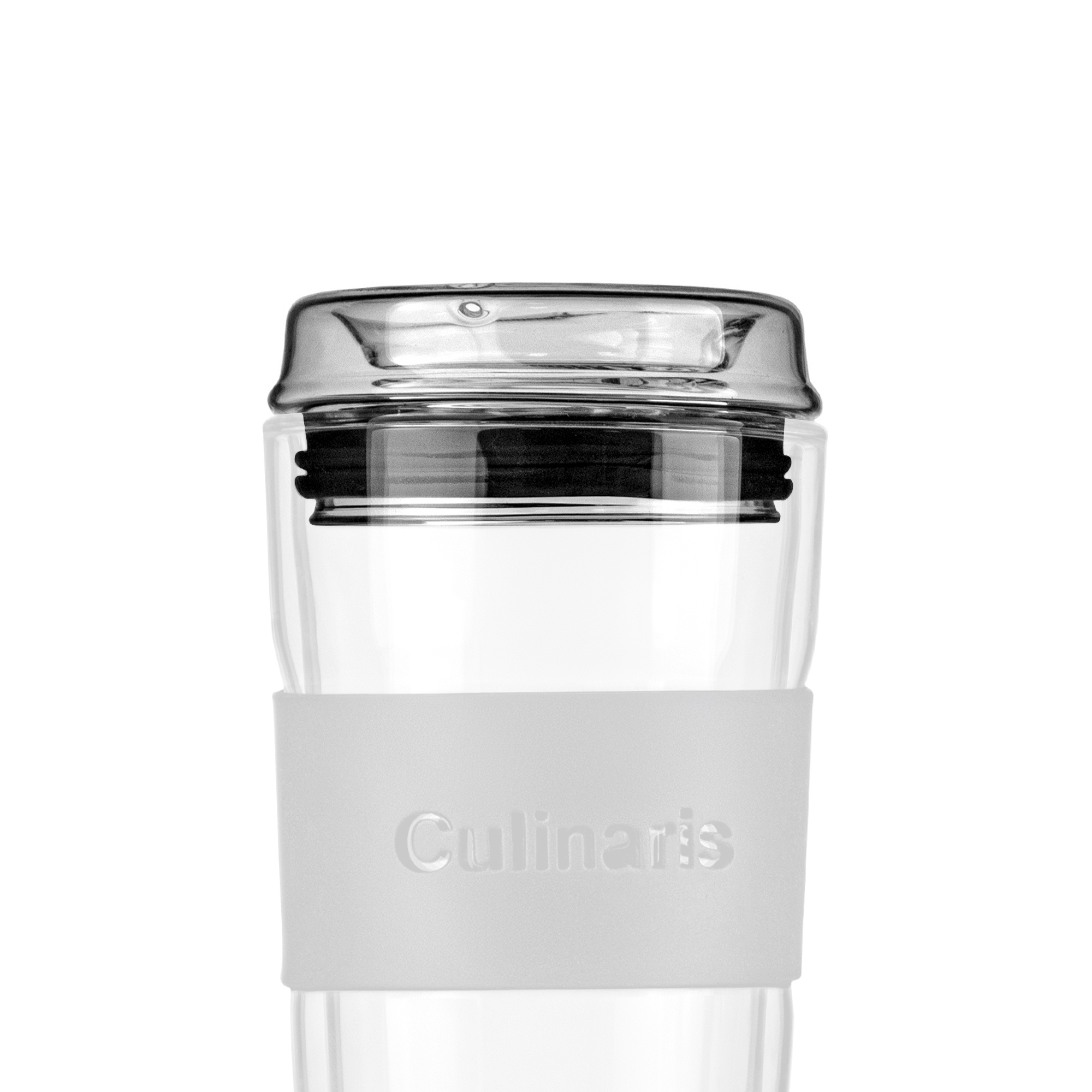 Replacement lid for glass mug + sealing ring black - Portare | Culinaris