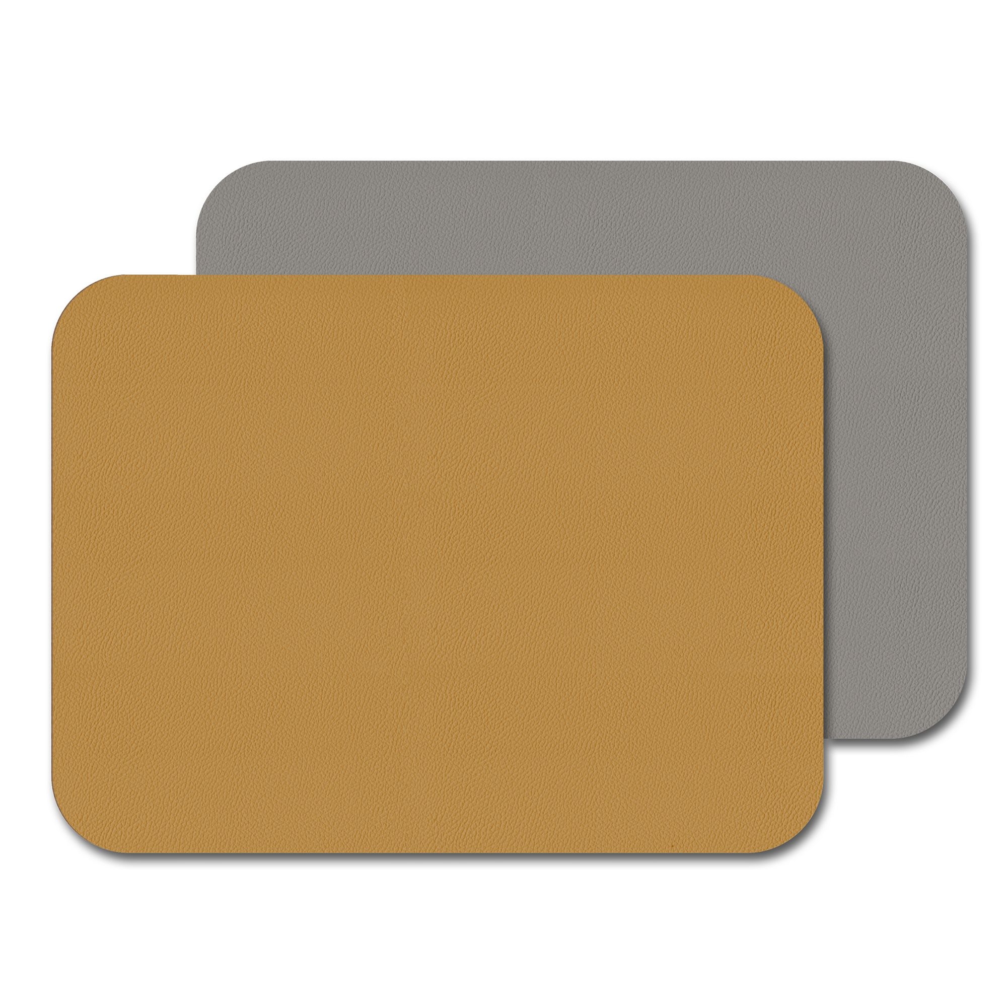 Freeform - FLEXIMATS - Tischset - 2er-Set - 46 x 33 cm - Senf/Grau