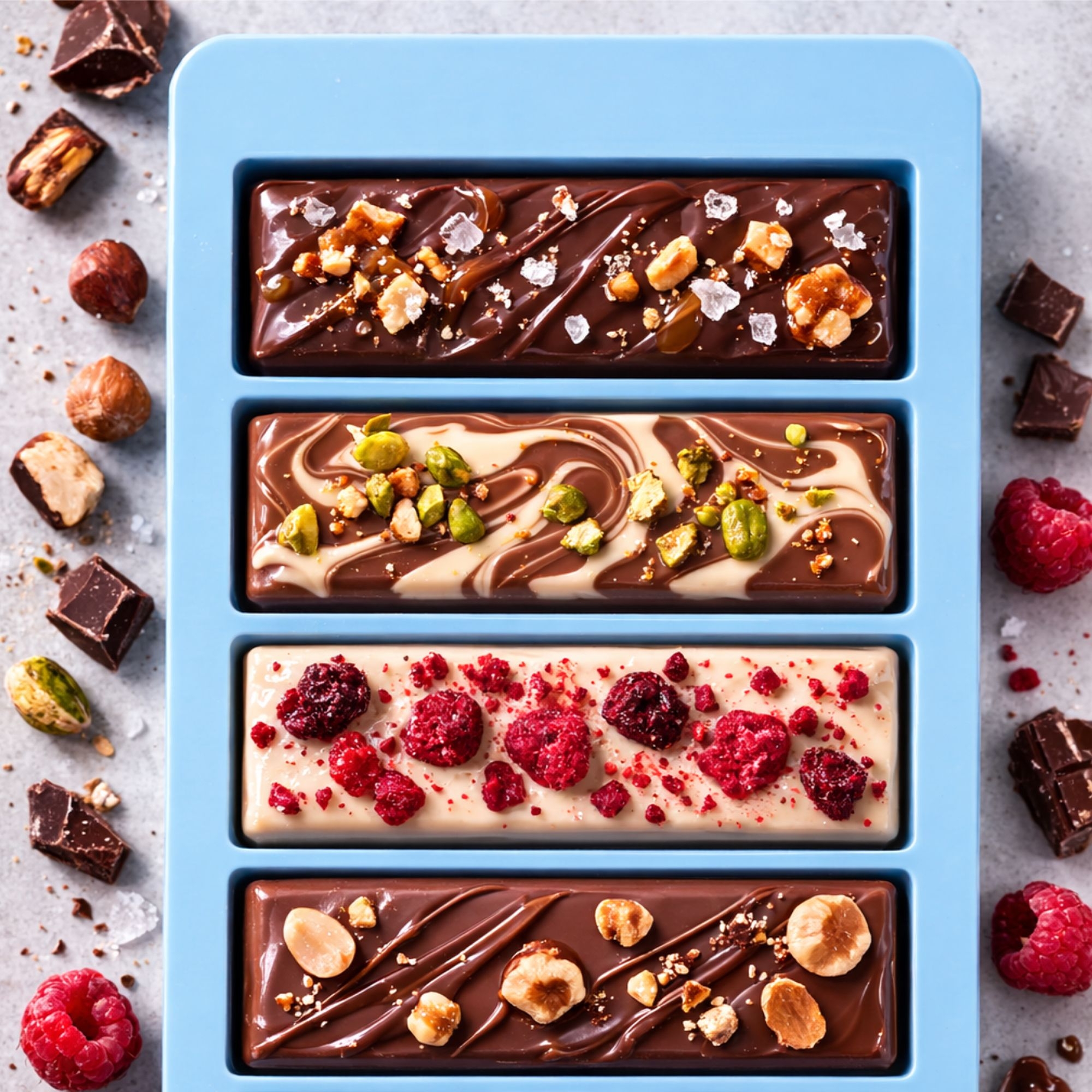 Birkmann - Silicone Mould for chocolate bars - 5 pieces