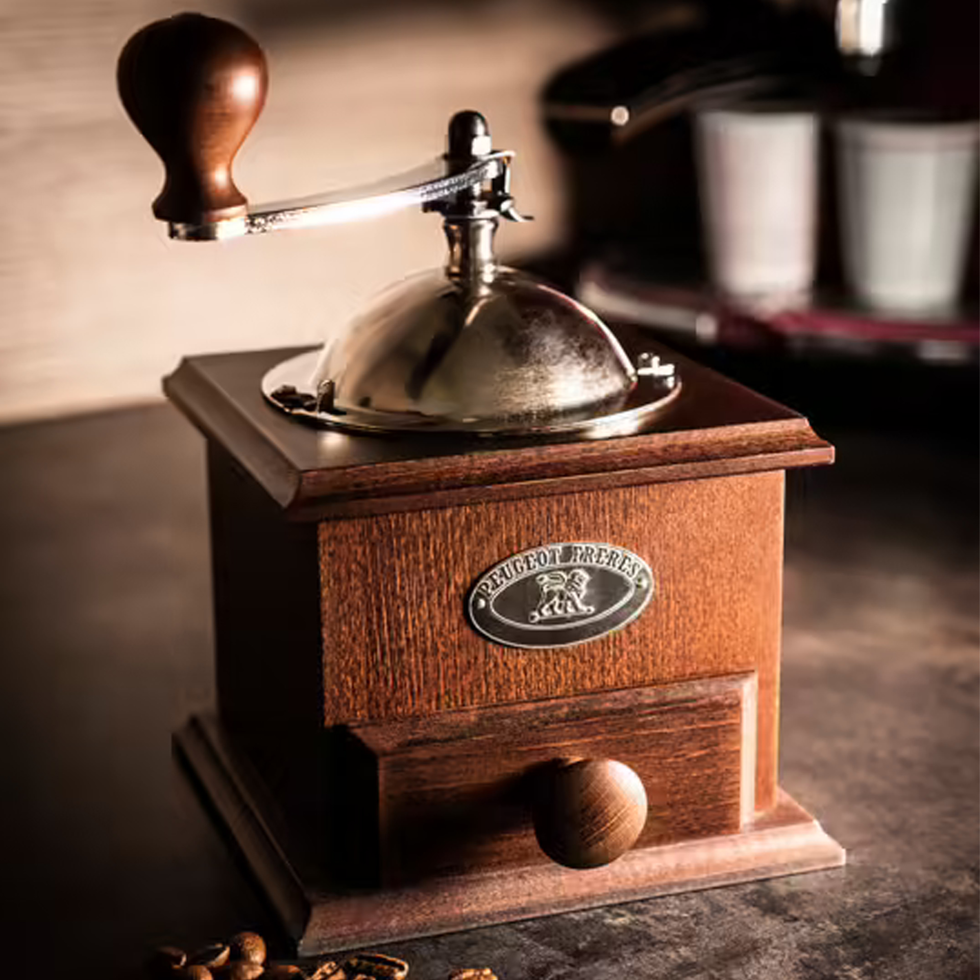 Peugeot Coffee Grinder in Stainless Steel, Made in France on Food52