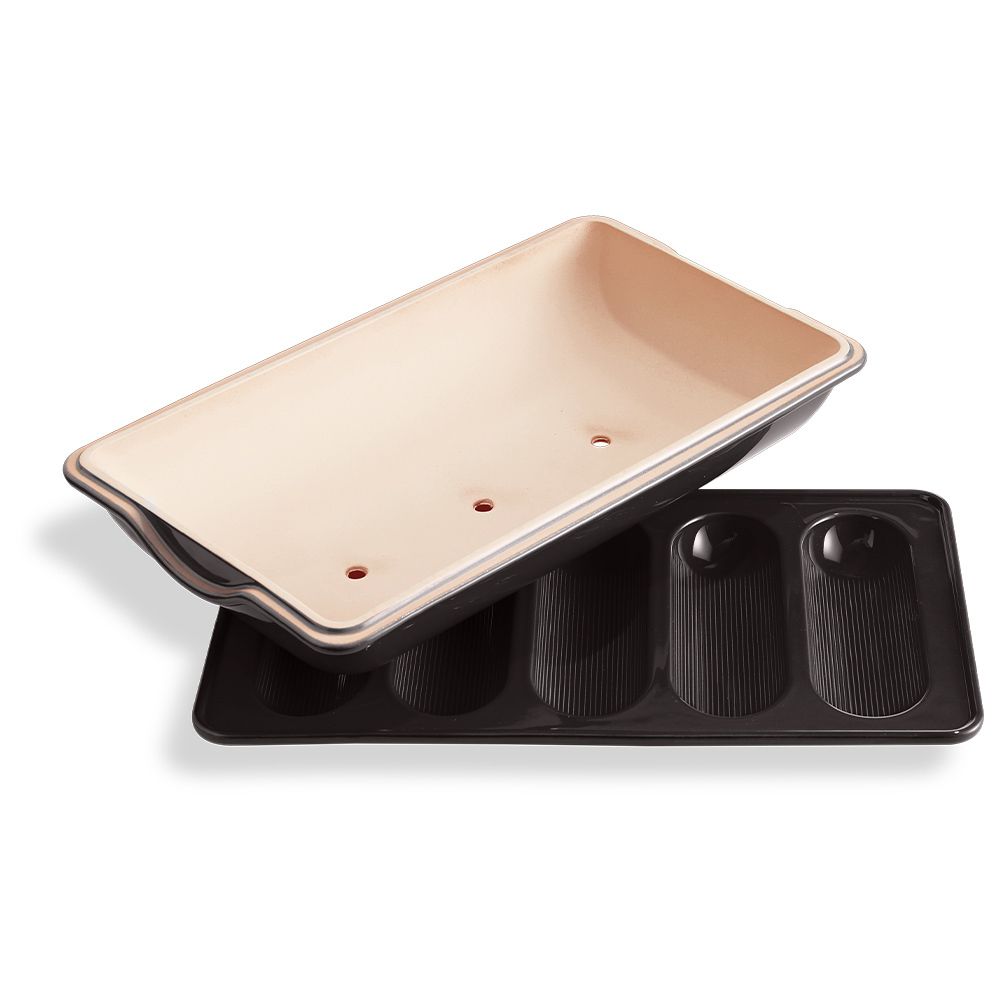 Emile Henry - Mini Baguette Set 39 x 23 cm - Charcoal
