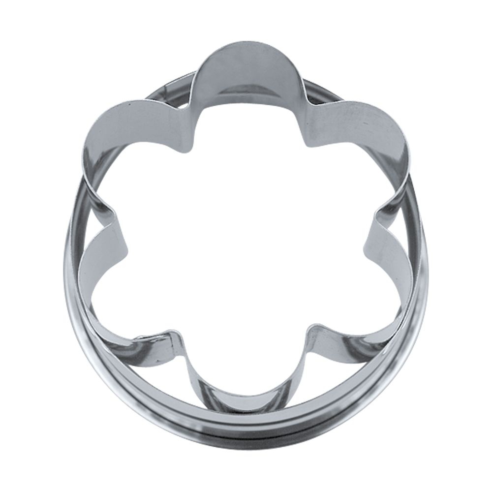 Städter - Cookie Cutter 6s rosette separable outer ring - 4,8 cm