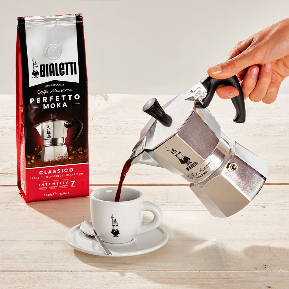 Bialetti - Espressokocher Moka Express, 4 Tassen