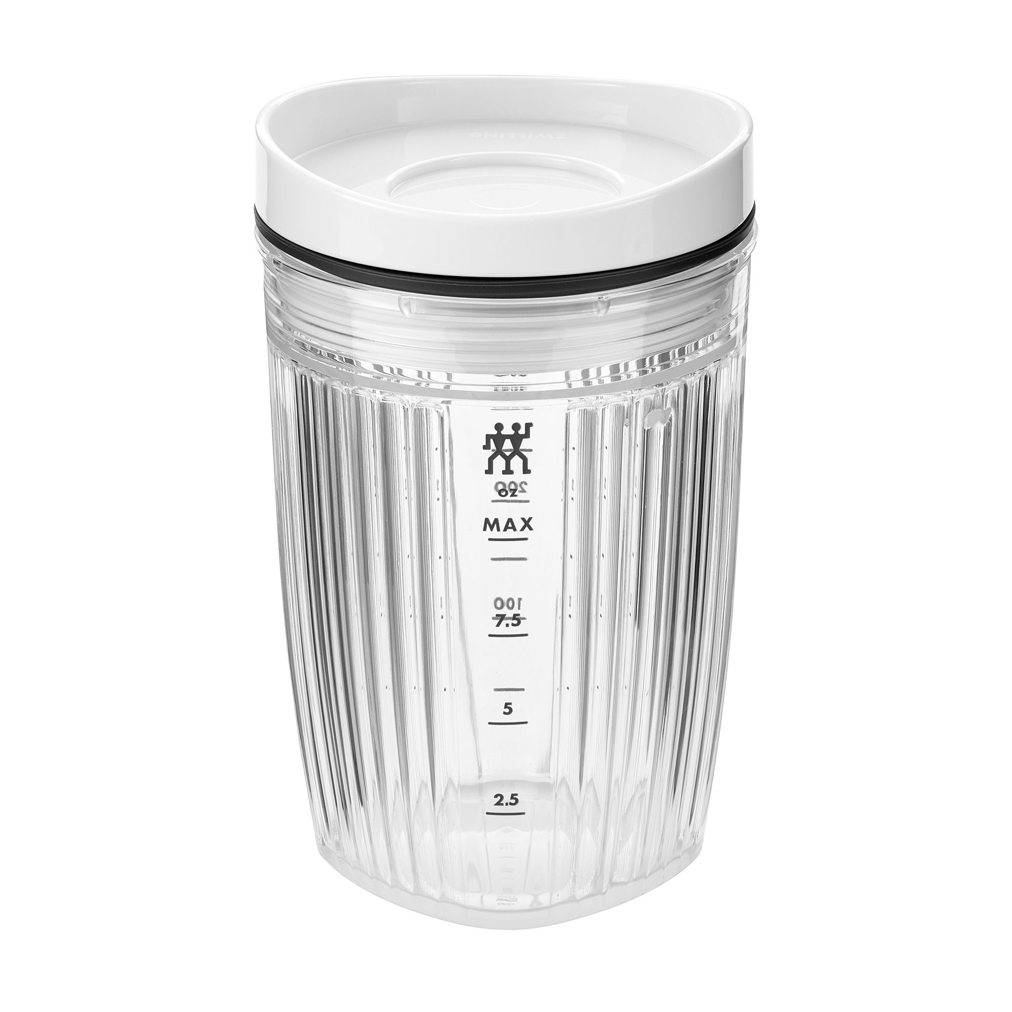 Zwilling Enfinigy Personal Blender Jar with Drinking Lid and Vacuum Lid - Black