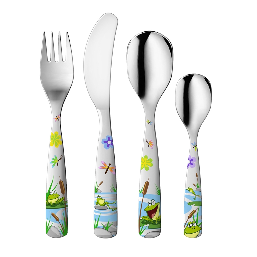 Gnali & Zani - Children's Cutlery Fresh Frogs