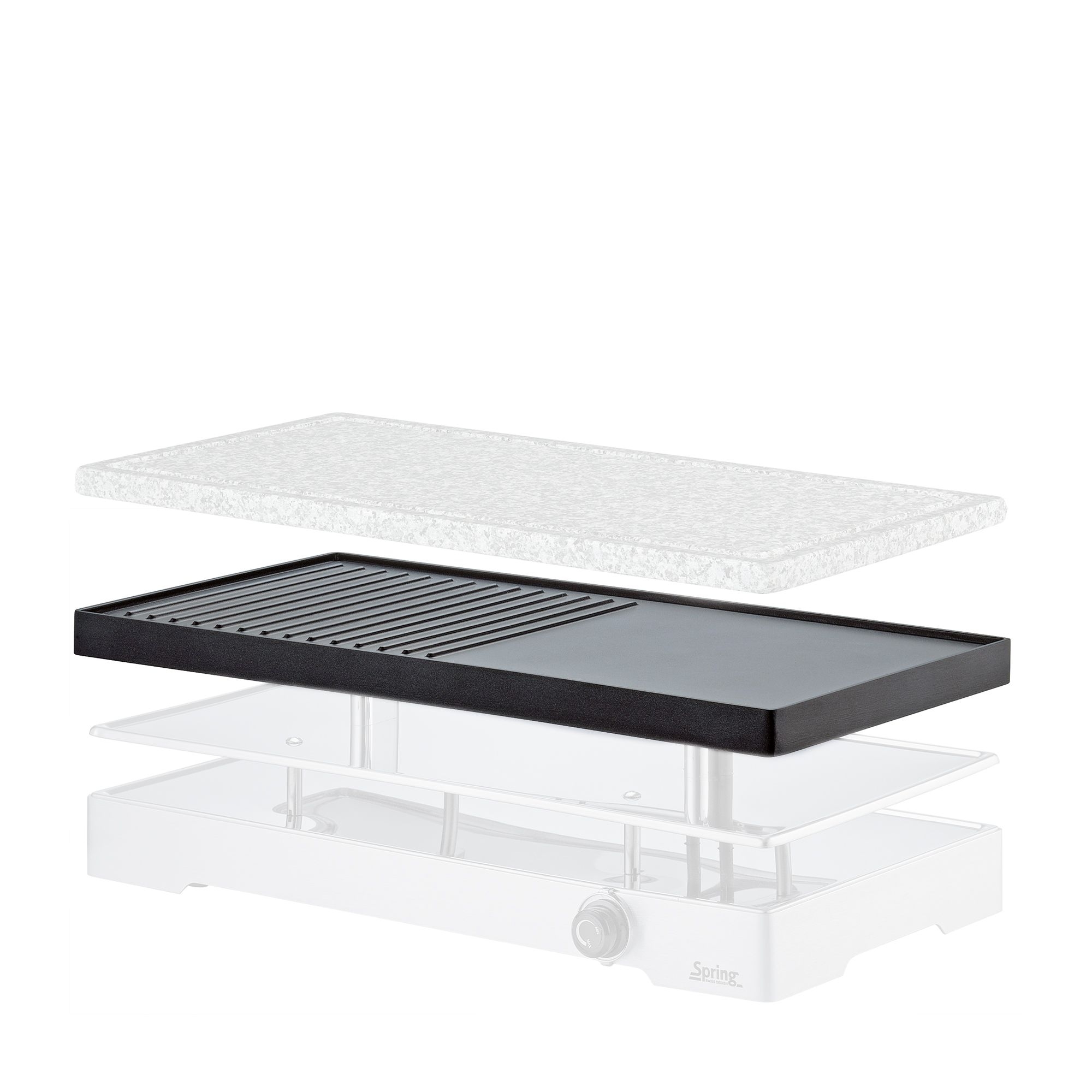 Spring - RACLETTE8 CLASSIC DUO - grill plate Spring - RACLETTE8 CLASSIC DUO - grill plate