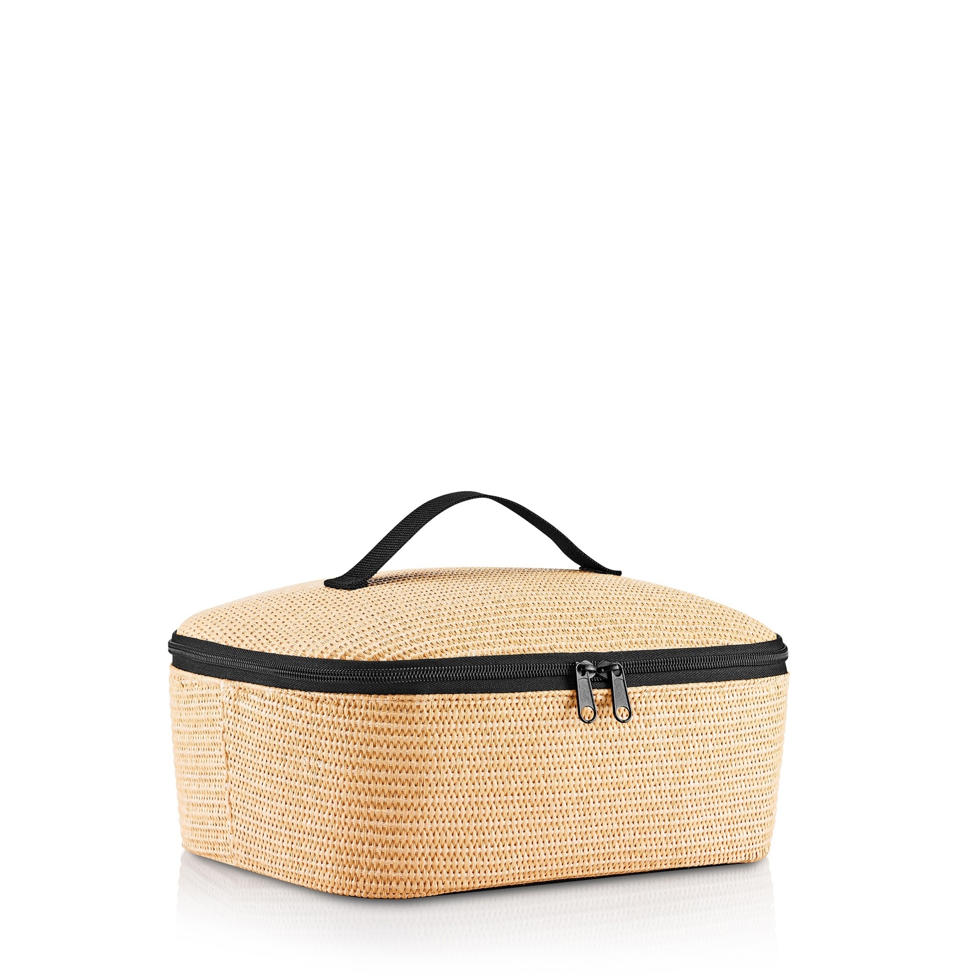 reisenthel - coolerbag M pocket - raffia black reisenthel - coolerbag M pocket - raffia black