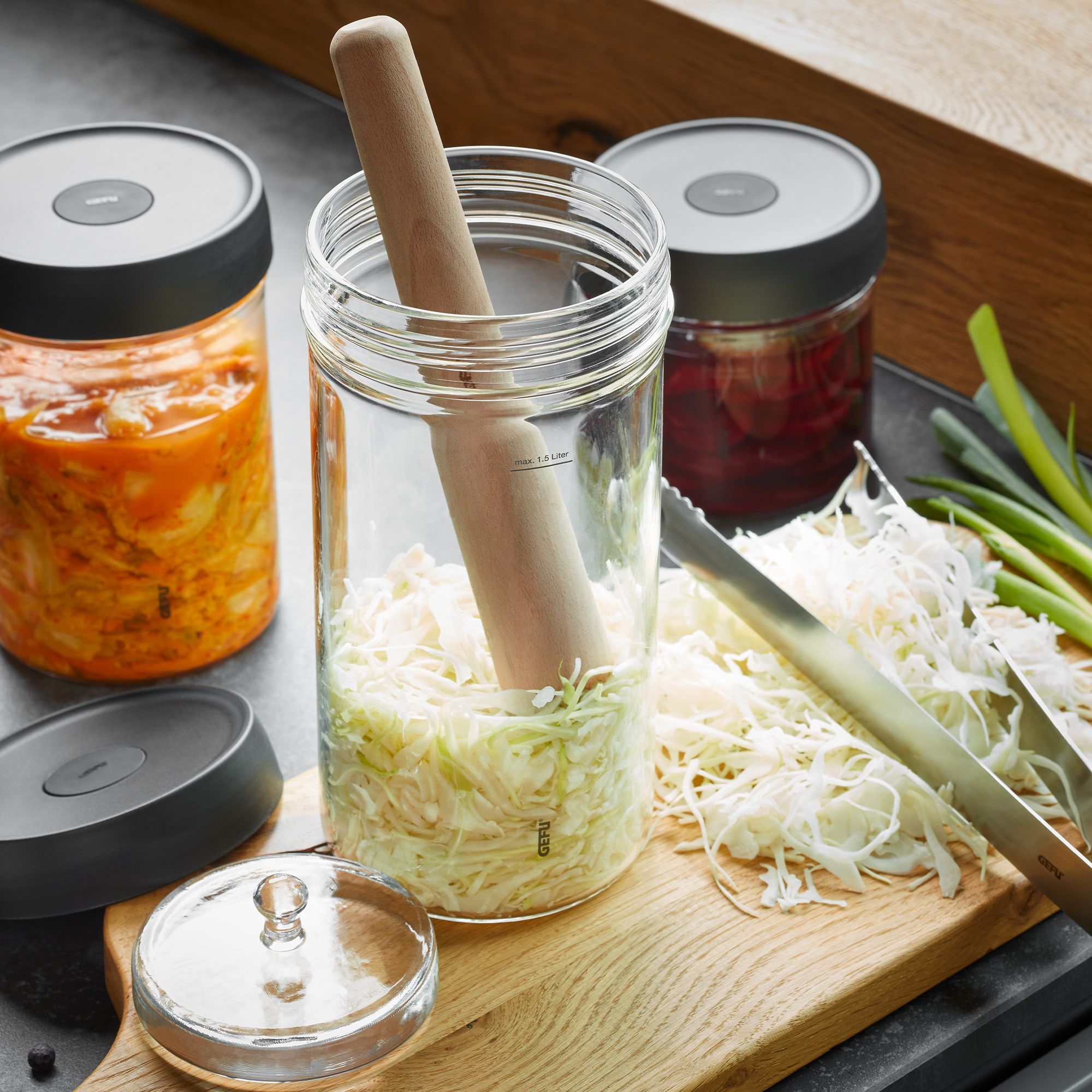 Gefu - NATIVO fermentation set, 5 pieces Gefu - NATIVO fermentation set, 5 pieces