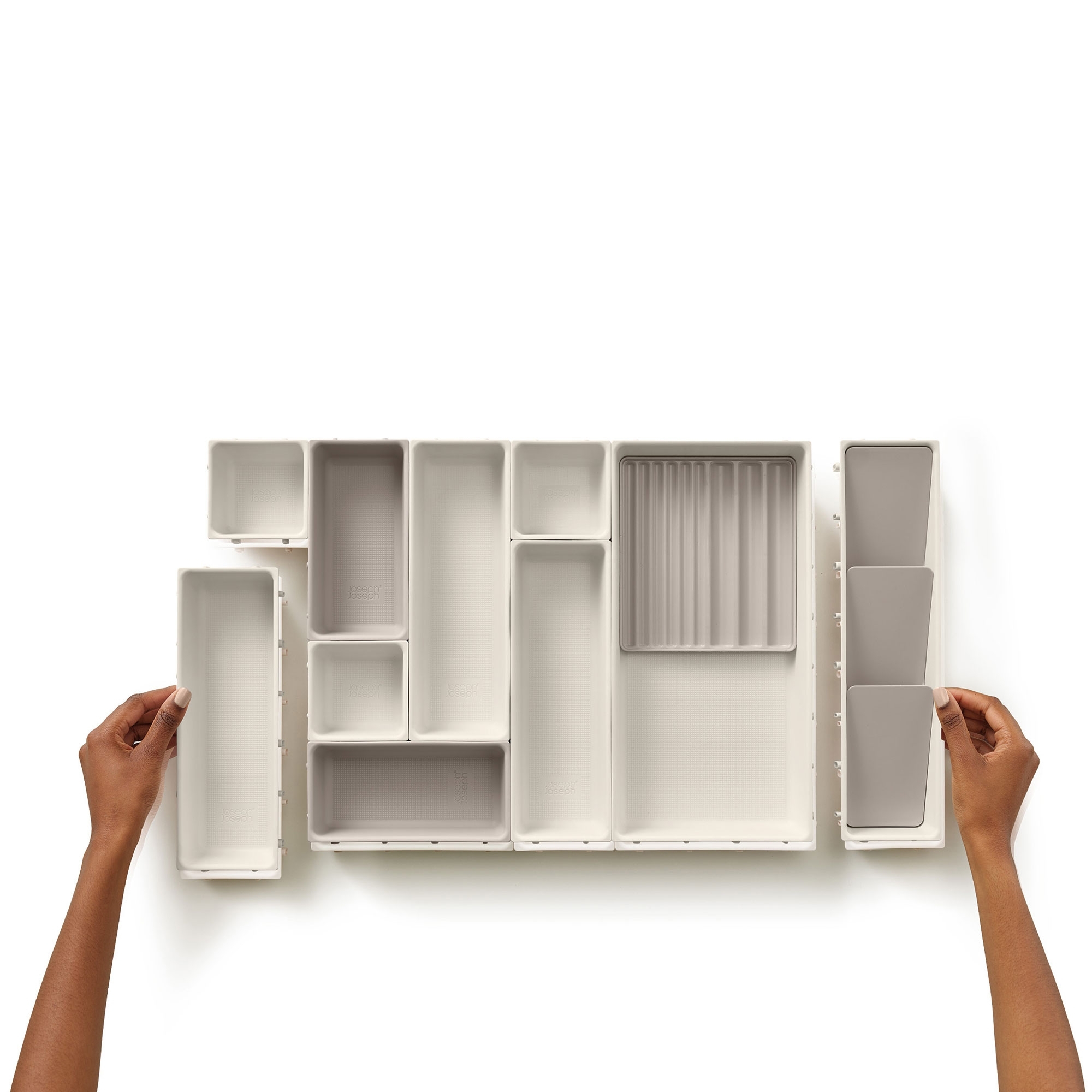 Joseph Joseph - Viva 12-piece organizer set - shell Joseph Joseph - Viva 12-piece organizer set - shell