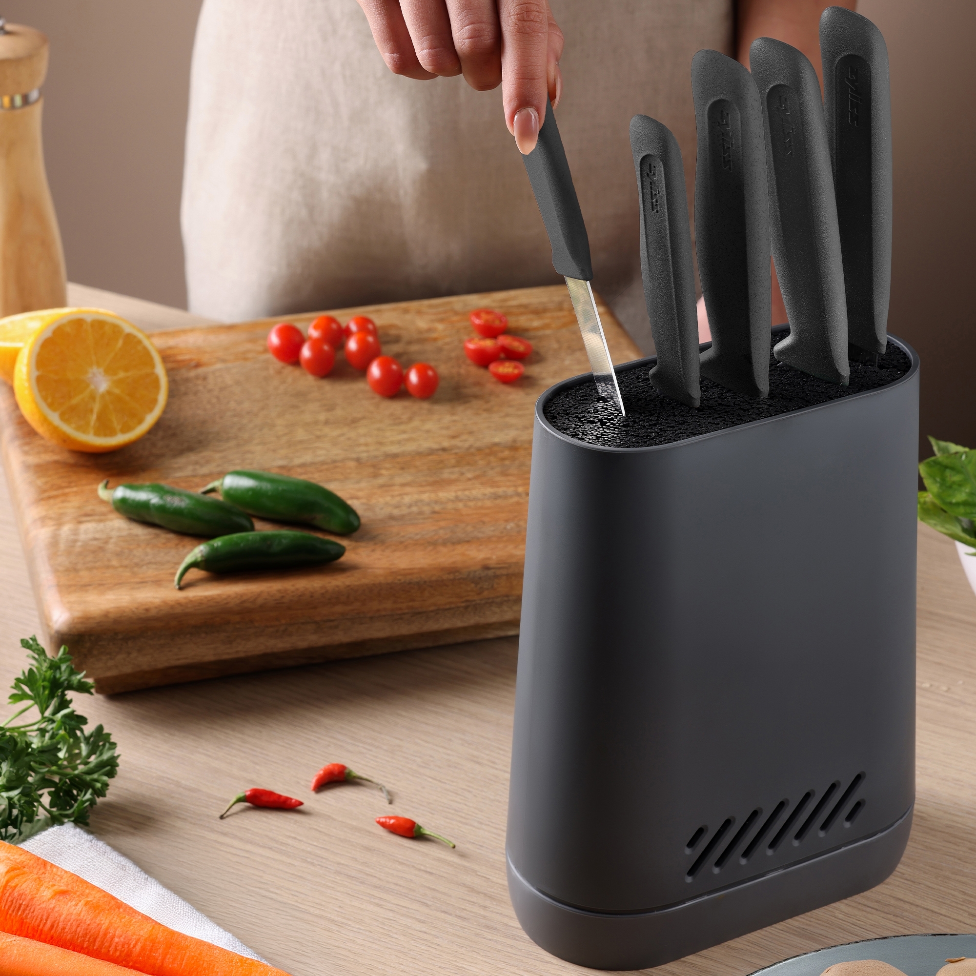 Zyliss - Universal Knife Block