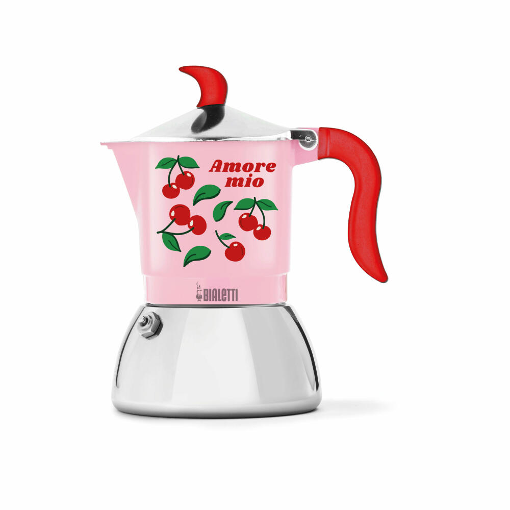 Bialetti - Espressokocher Mercato Della Frutta Fiammeta Induktion 2 Tassen Cherries