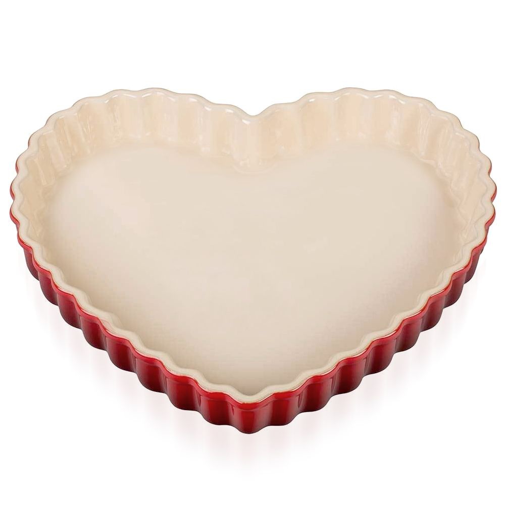Le Creuset heart shaped tarte pan