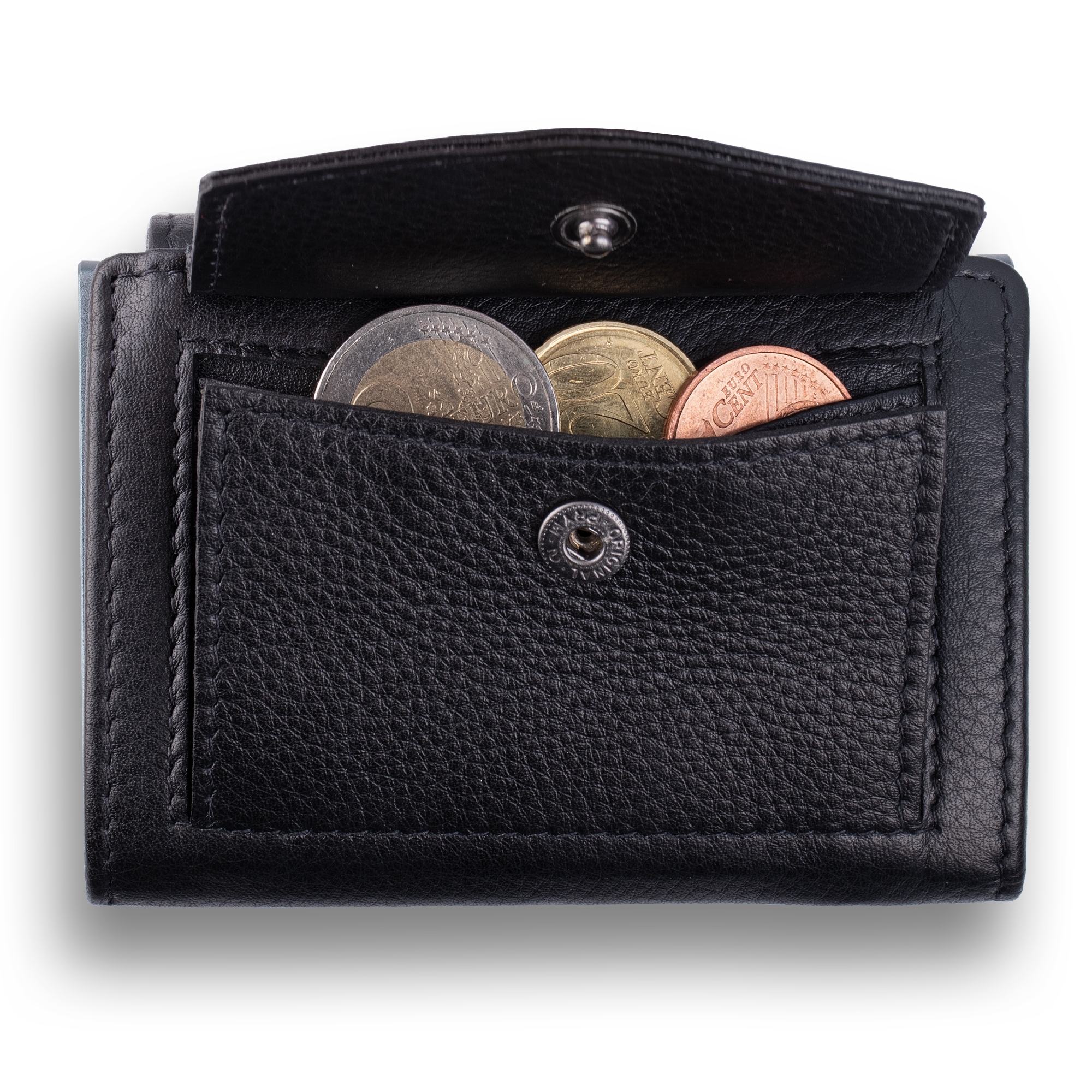 Card Case with Coin Pocket - Black | Culinaris
